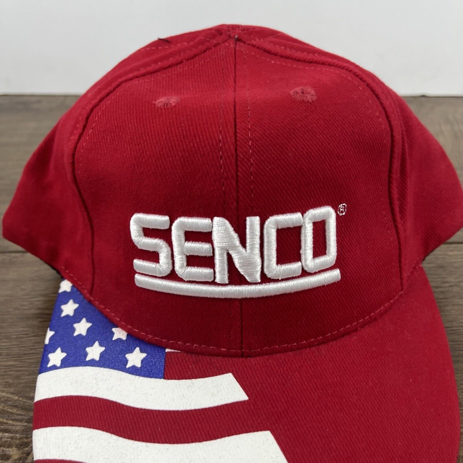 Other SENCO USA Hat Red Cap Hat Adjustable Hat Red Adult Hat Size ONE SIZE - 6 Thumbnail