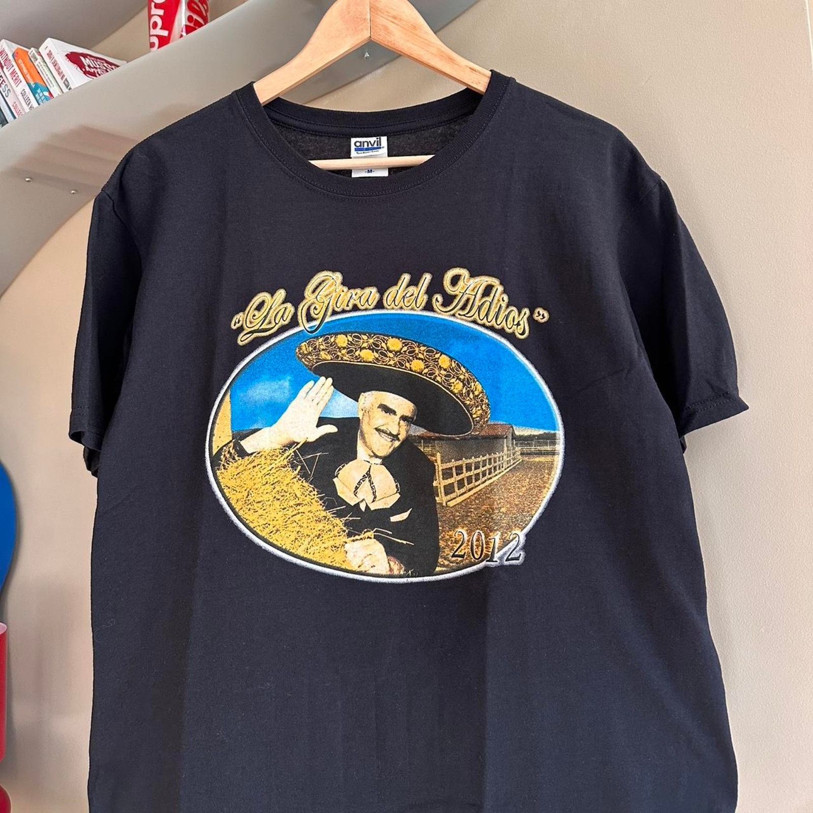 Band Tees × Mexicana × Vintage Vintage 2012 Vicente Fernandez Shirt Size US M / EU 48-50 / 2 - 2 Thumbnail