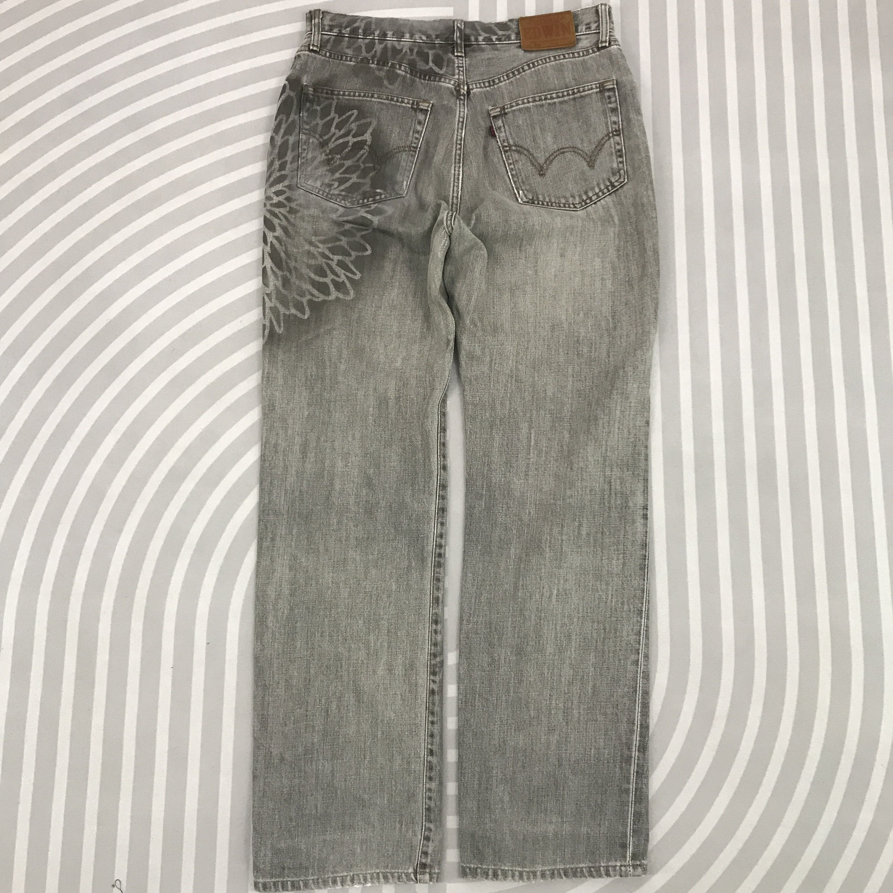 Edwin × Japanese Brand × Vintage Vintage Edwin 503 Regular Distressed Jeans Size US 32 / EU 48 - 5 Thumbnail