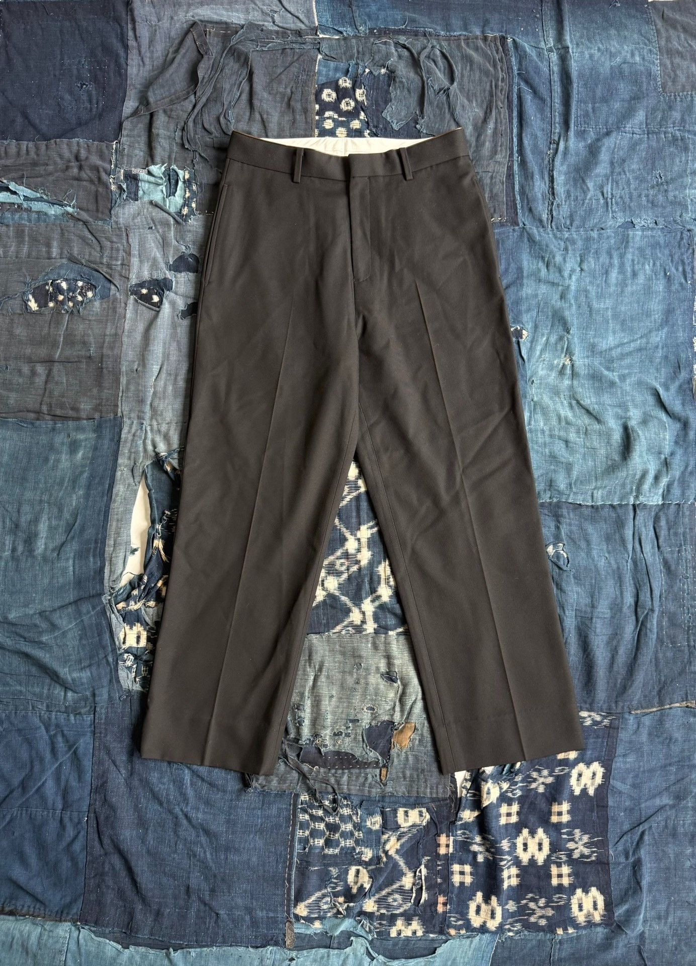 A.PRESSE A.PRESSE 24AW Wool Kersey Trousers Size US 39 - 1 Thumbnail