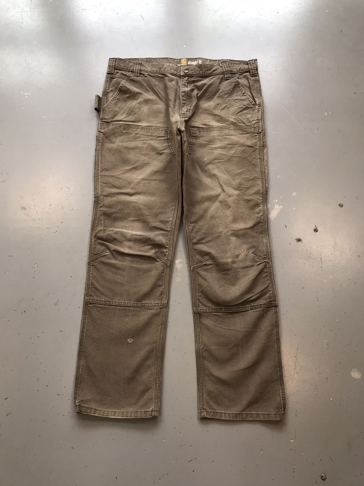 Vintage Carhartt b136 double knee denim