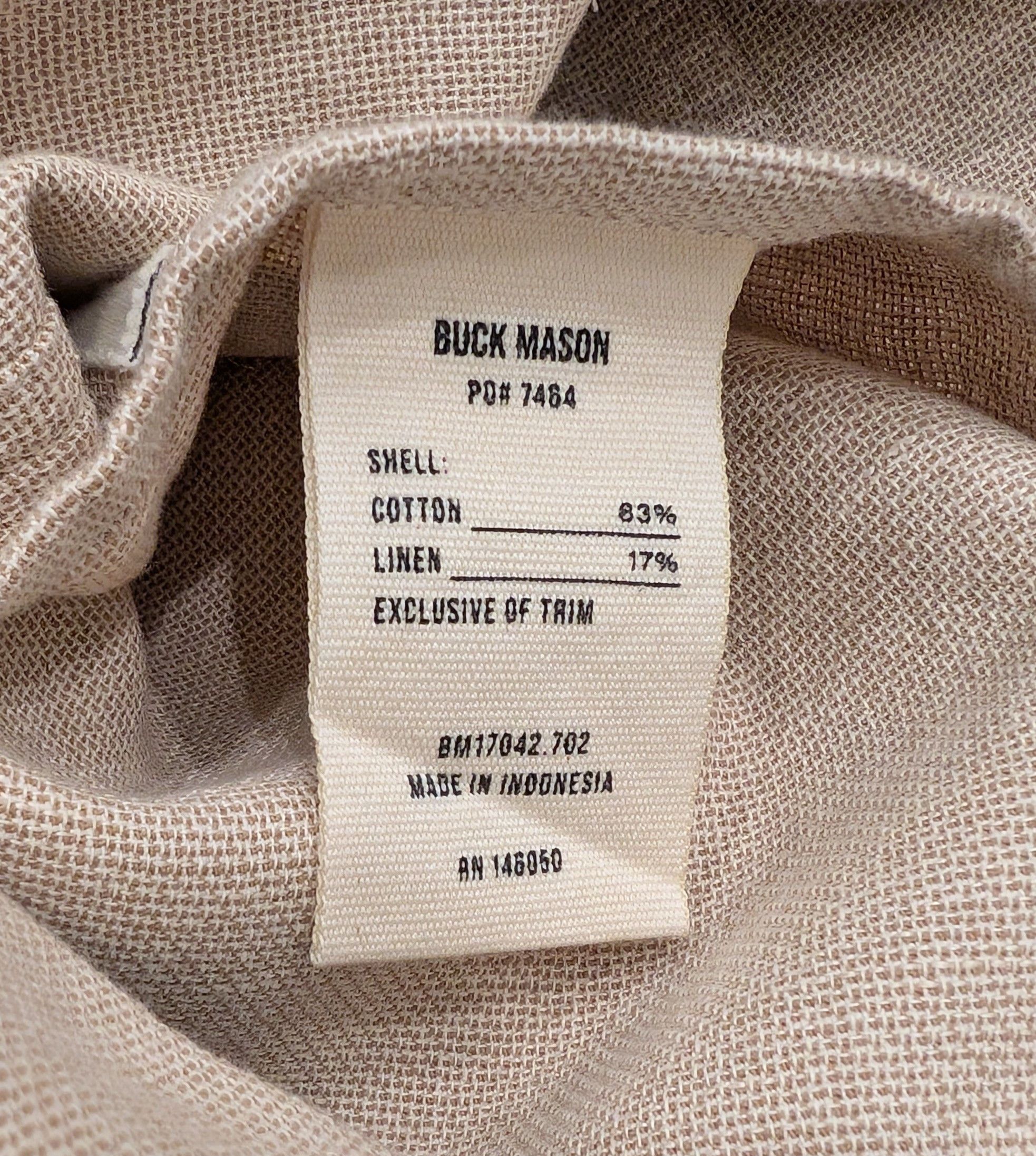 Buck Mason Buck Mason Cotton Linen Traveler Blazer Size US L / EU 52-54 / 3 - 5 Thumbnail