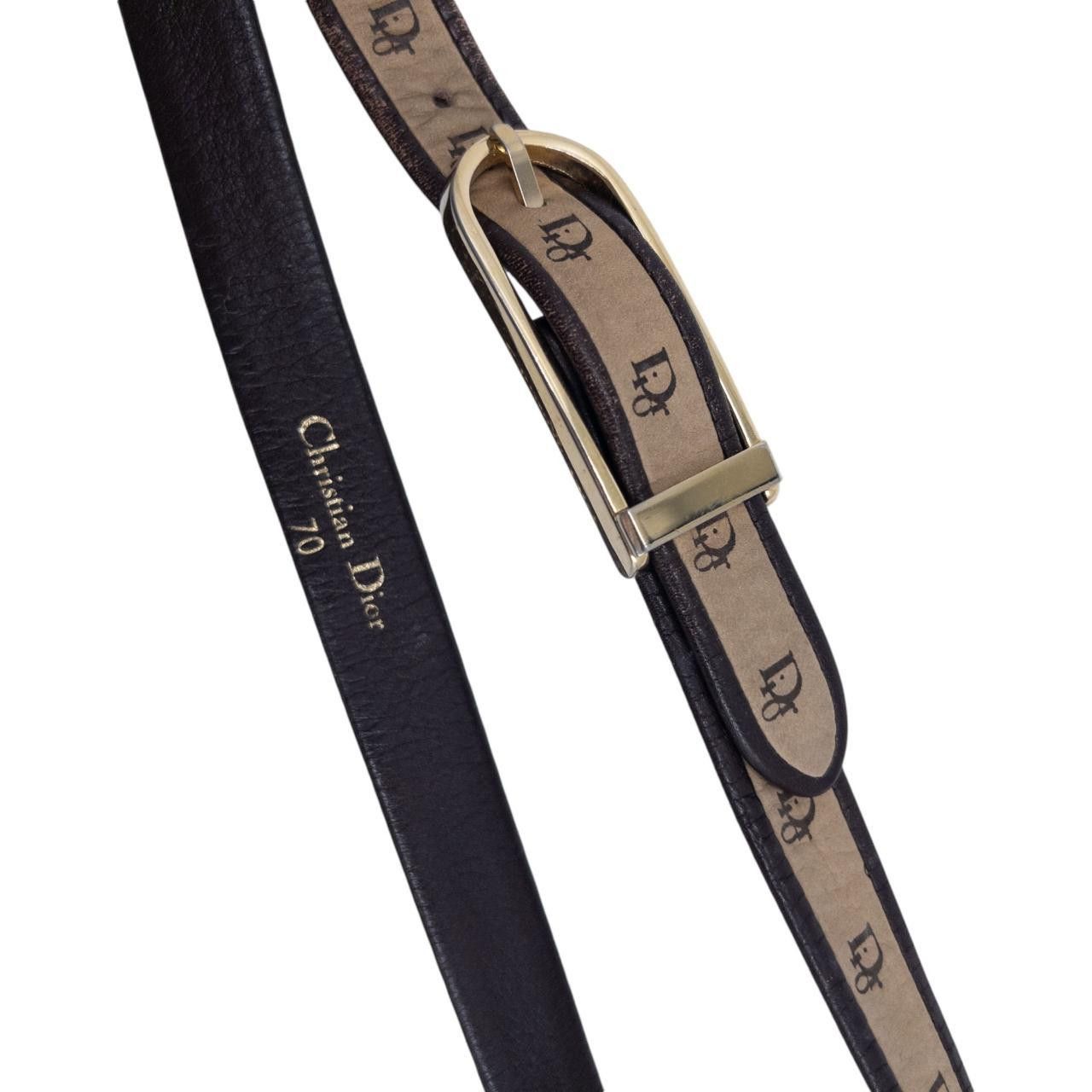 Dior Vintage Dior Monogram Belt Size W26 Size ONE SIZE - 4 Thumbnail