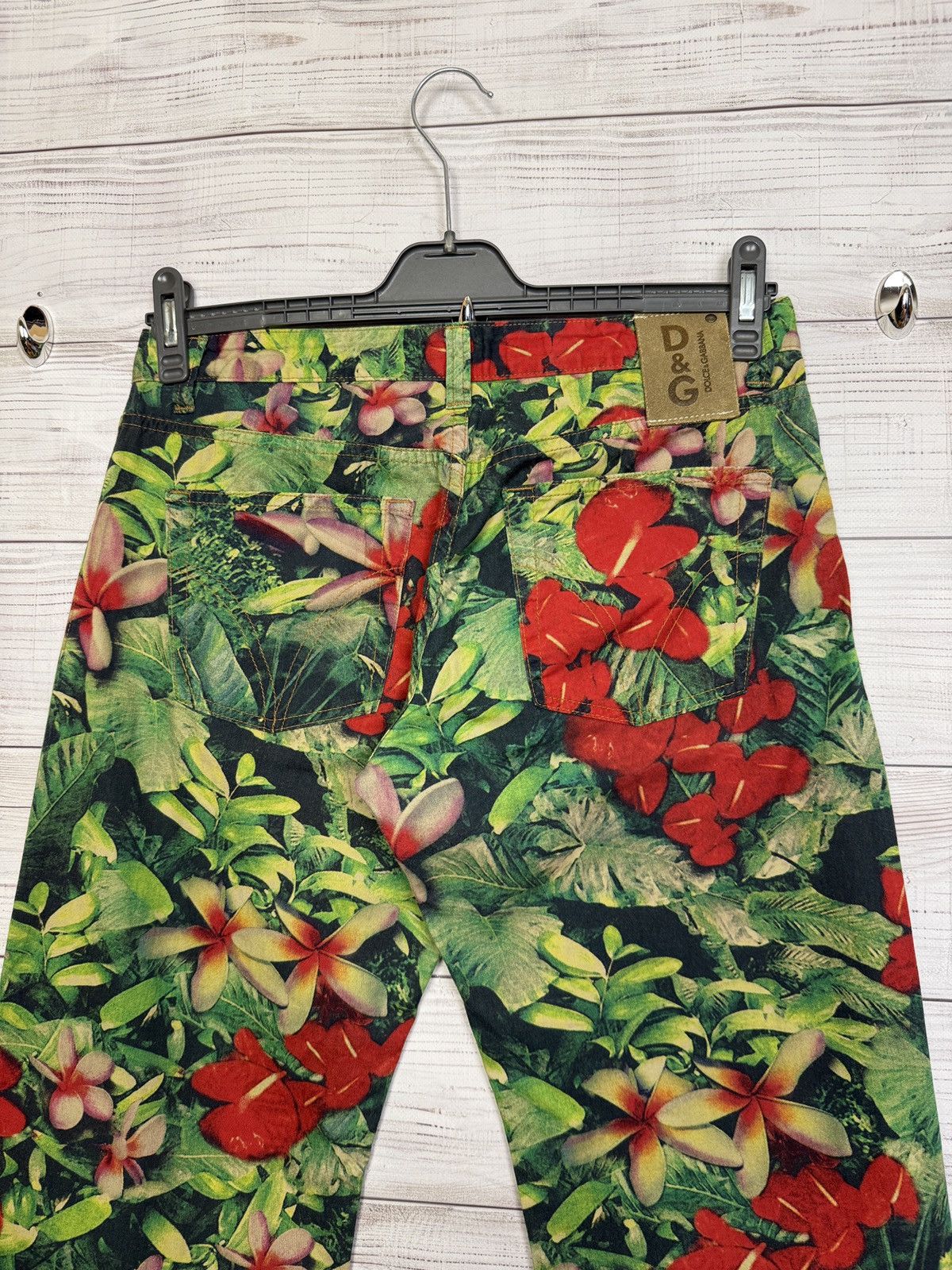 Dolce & Gabbana Dolce&Gabbana flower pants Size US 33 - 10 Thumbnail
