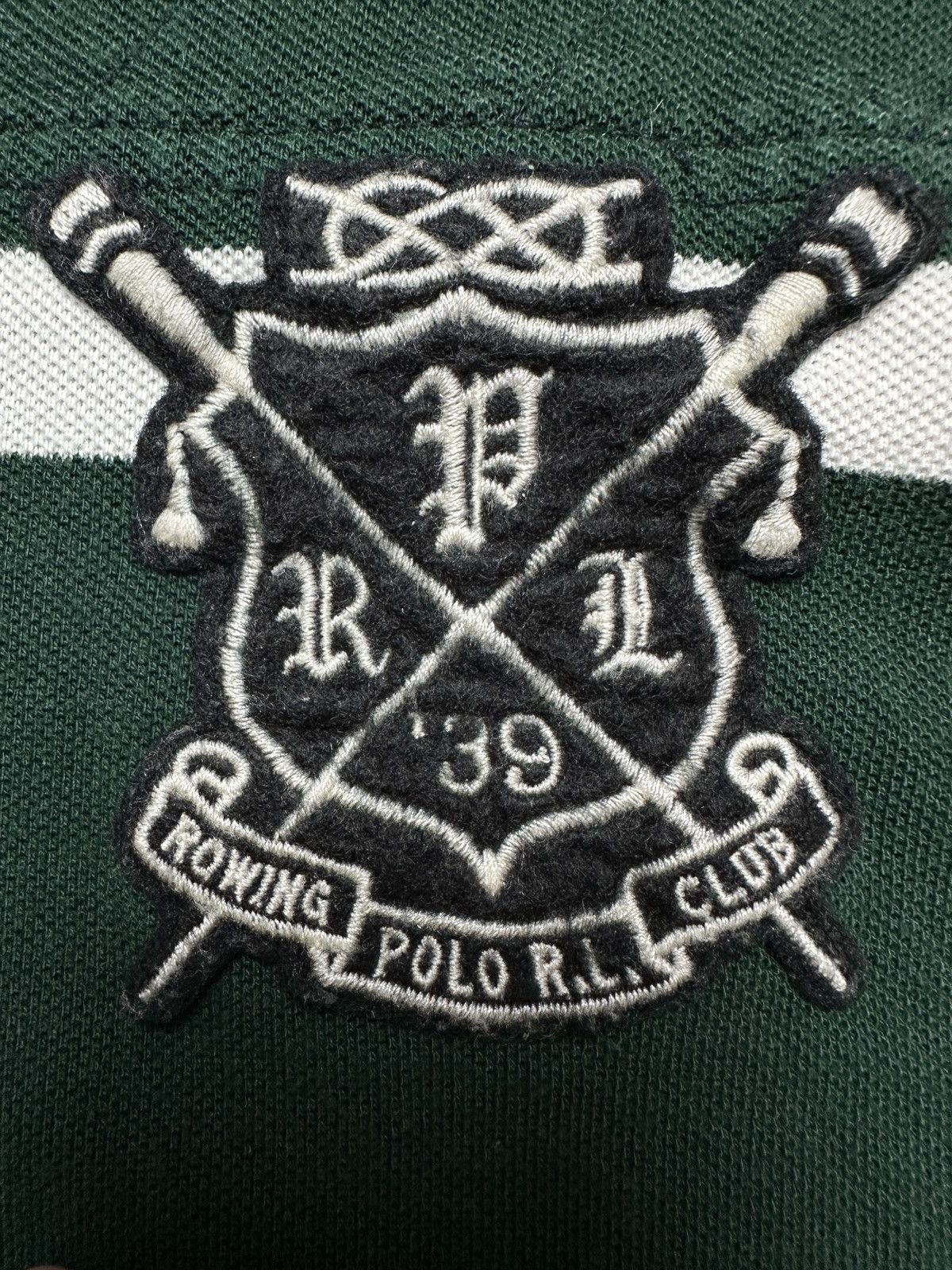 Polo Ralph Lauren Vintage Polo Ralph Lauren Striped Rowing Club 39 USA Rare 00 Size US M / EU 48-50 / 2 - 6 Thumbnail