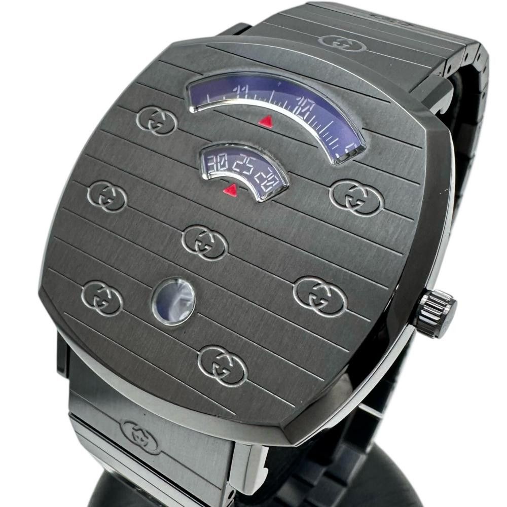 Gucci Gucci Gucci Grip Stainless Steel Metal Quartz 157.3 DUTY FREE for USA Size ONE SIZE - 1 Thumbnail