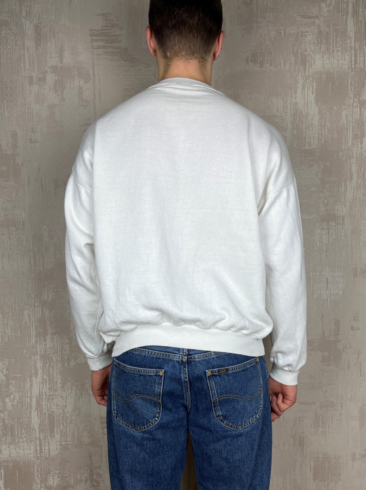 Vintage Vintage "Save Us From Danger" 1991 Caring Earth Sweatshirt Size US L / EU 52-54 / 3 - 10 Thumbnail