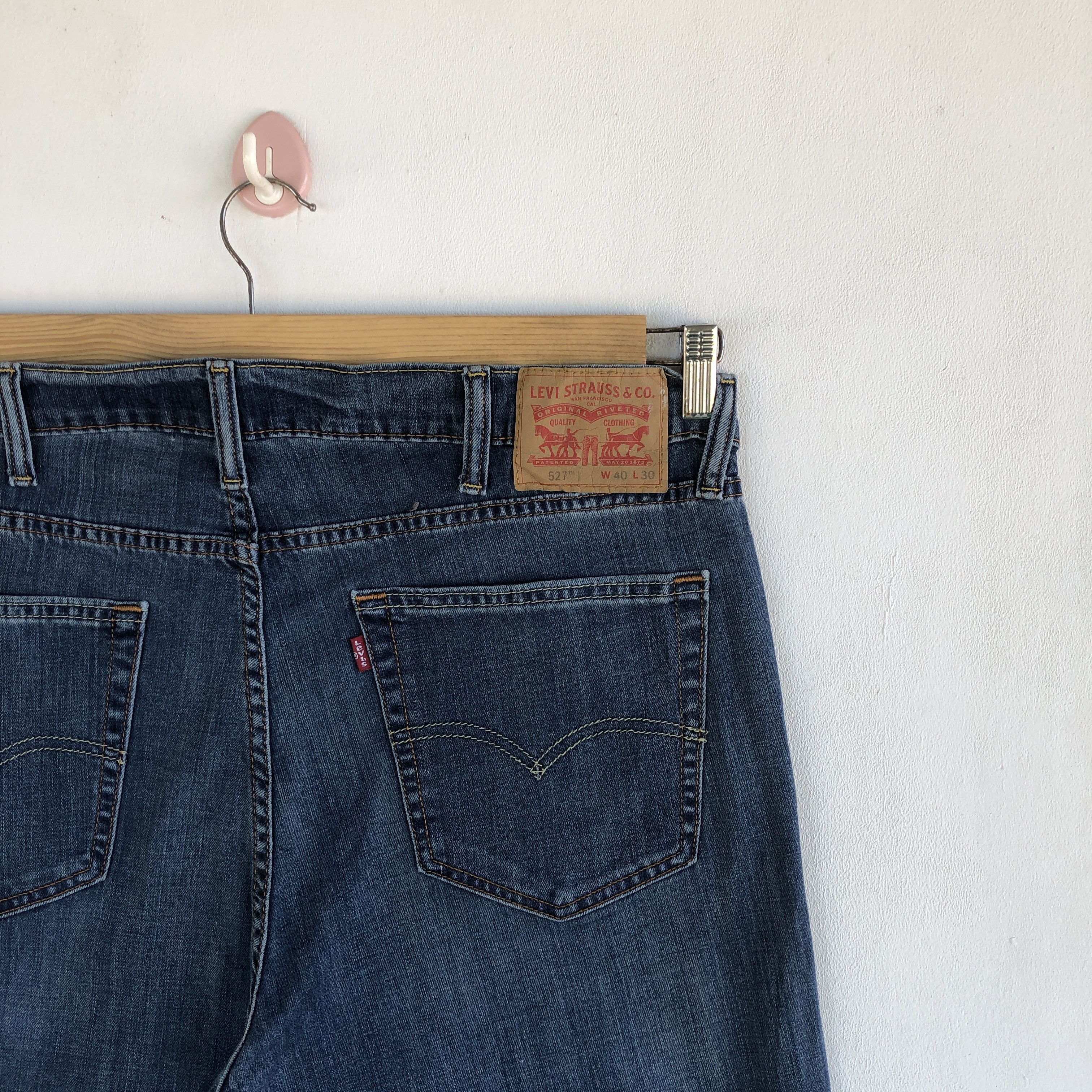 Levi's Vintage Painter Levis 527 Boot Cut Jeans Flare Levi's Denim Size US 38 / EU 54 - 5 Thumbnail