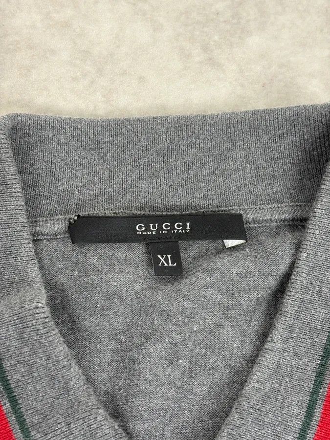 Gucci 2010s Gucci Classy Signature Grey Polo Size US S / EU 44-46 / 1 - 10 Thumbnail
