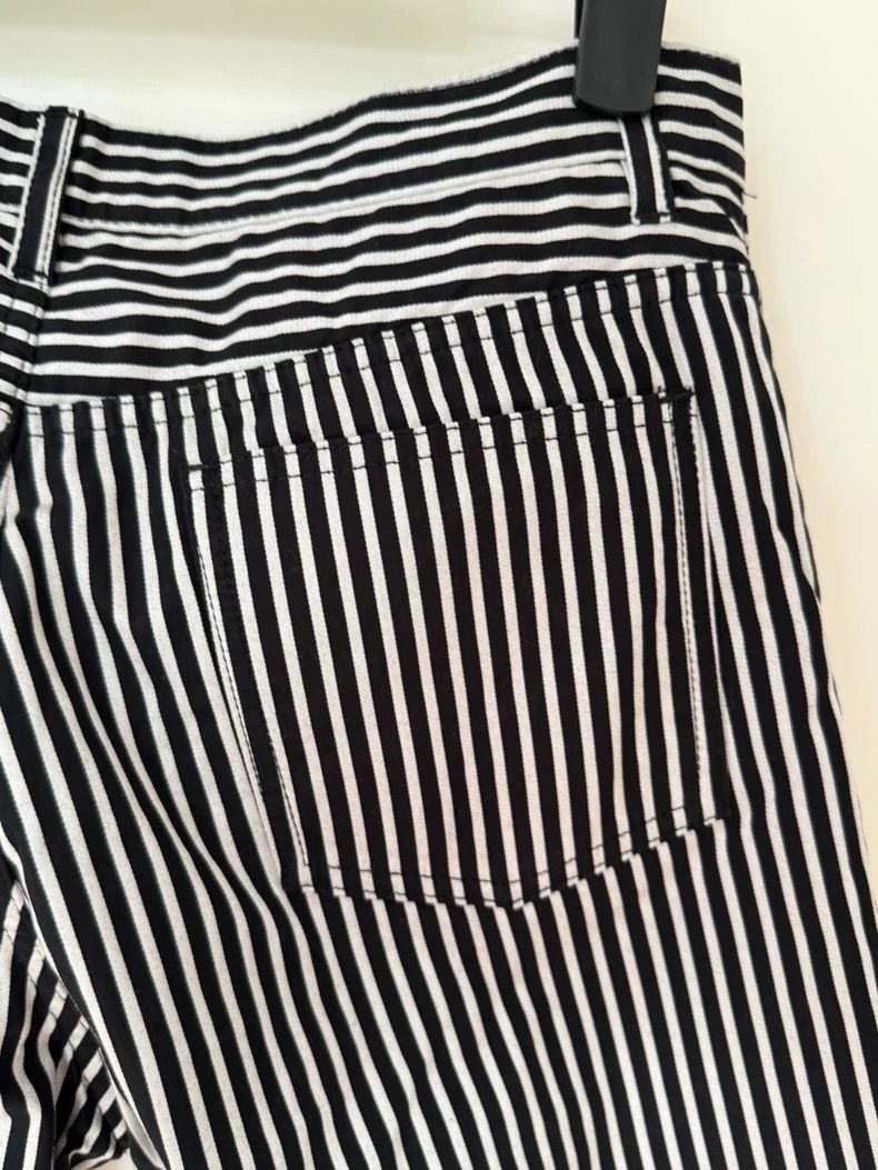 Comme des Garcons Comme Des Garcons size XS Black and white striped slacks Size US 26 / EU 42 - 6 Thumbnail
