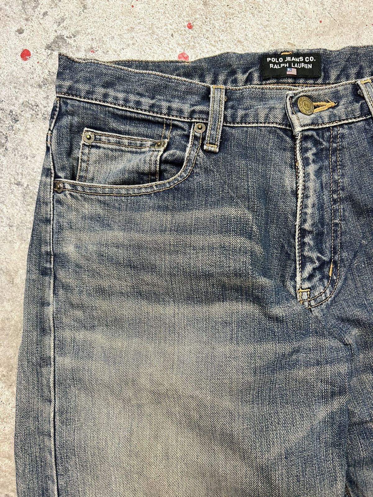 Polo Ralph Lauren Ralph Lauren Vintage Ripped Denim Jeans Size US 34 / EU 50 - 6 Thumbnail