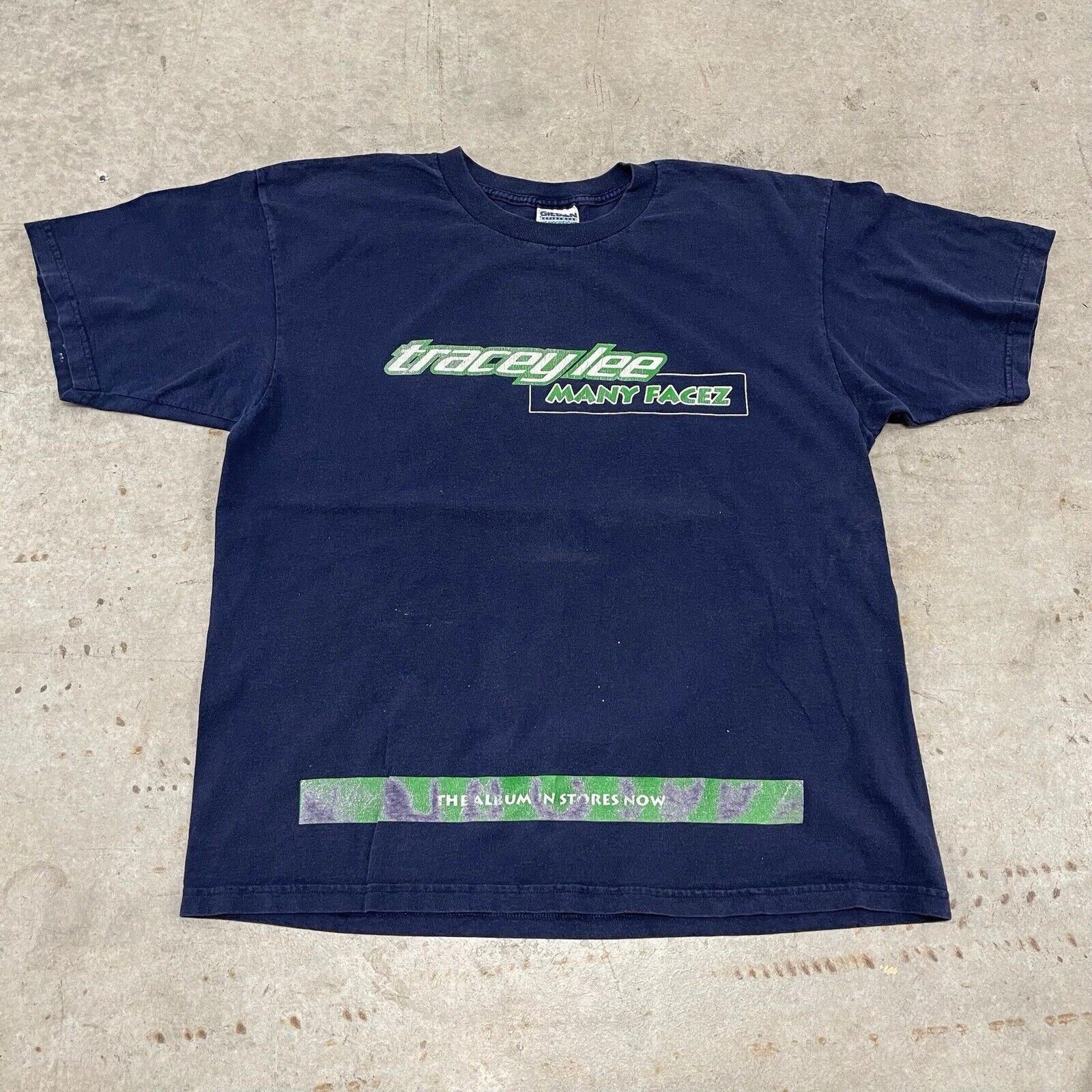 Rap Tees × Vintage Vintage Tracy Lee Many Facez Concert Tour Rap Tee T Shirt Size US XL / EU 56 / 4 - 1 Thumbnail