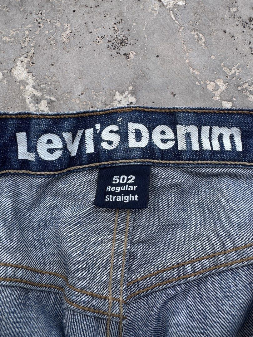 Levi's Vintage Levi's 502 Distressed Jeans ( SIZE 34 ) Size US 34 / EU 50 - 9 Thumbnail