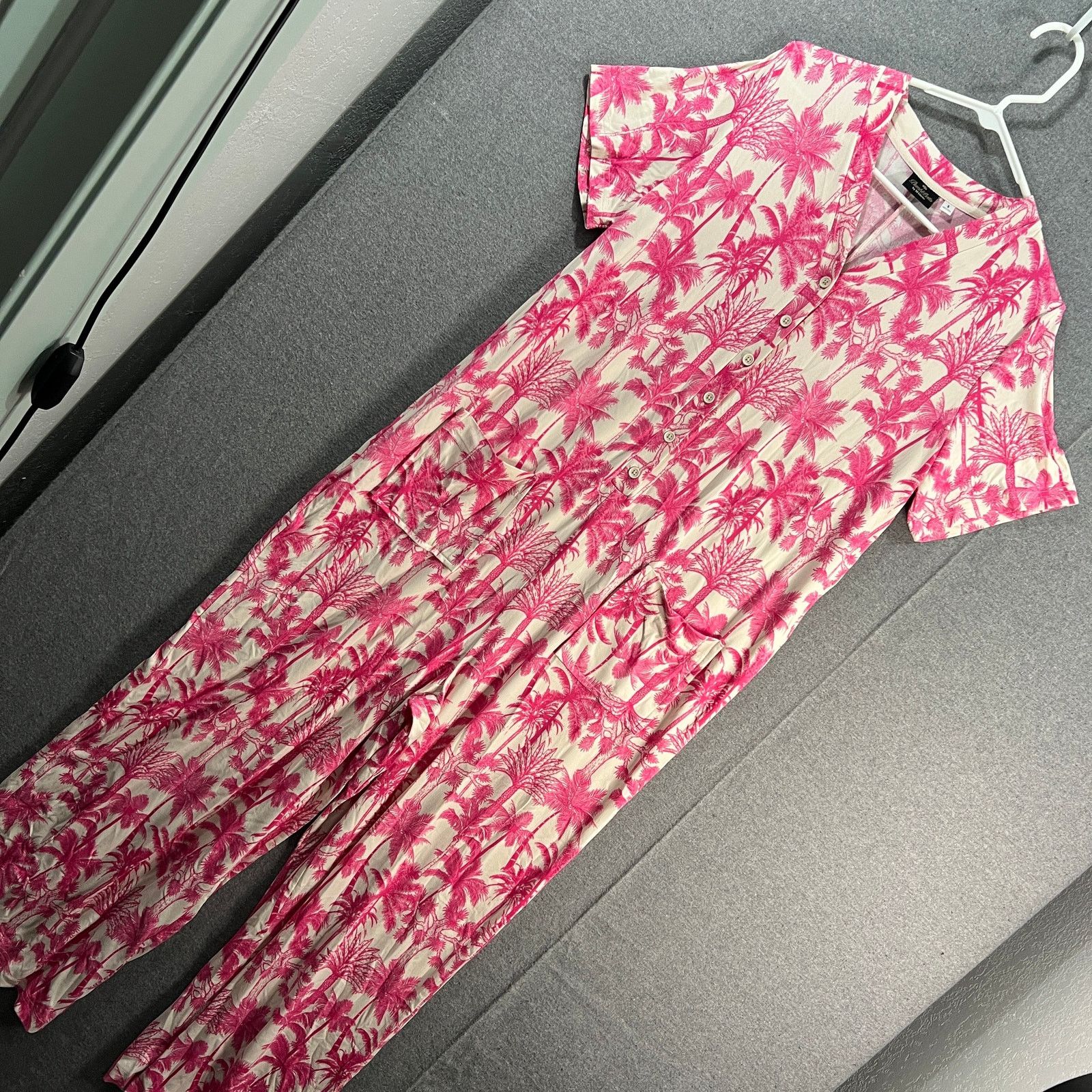 Other Bumblebella Dreamy Jersey Essential Wide Leg Jumpsuit Size S / US 4 / IT 40 - 1 Thumbnail