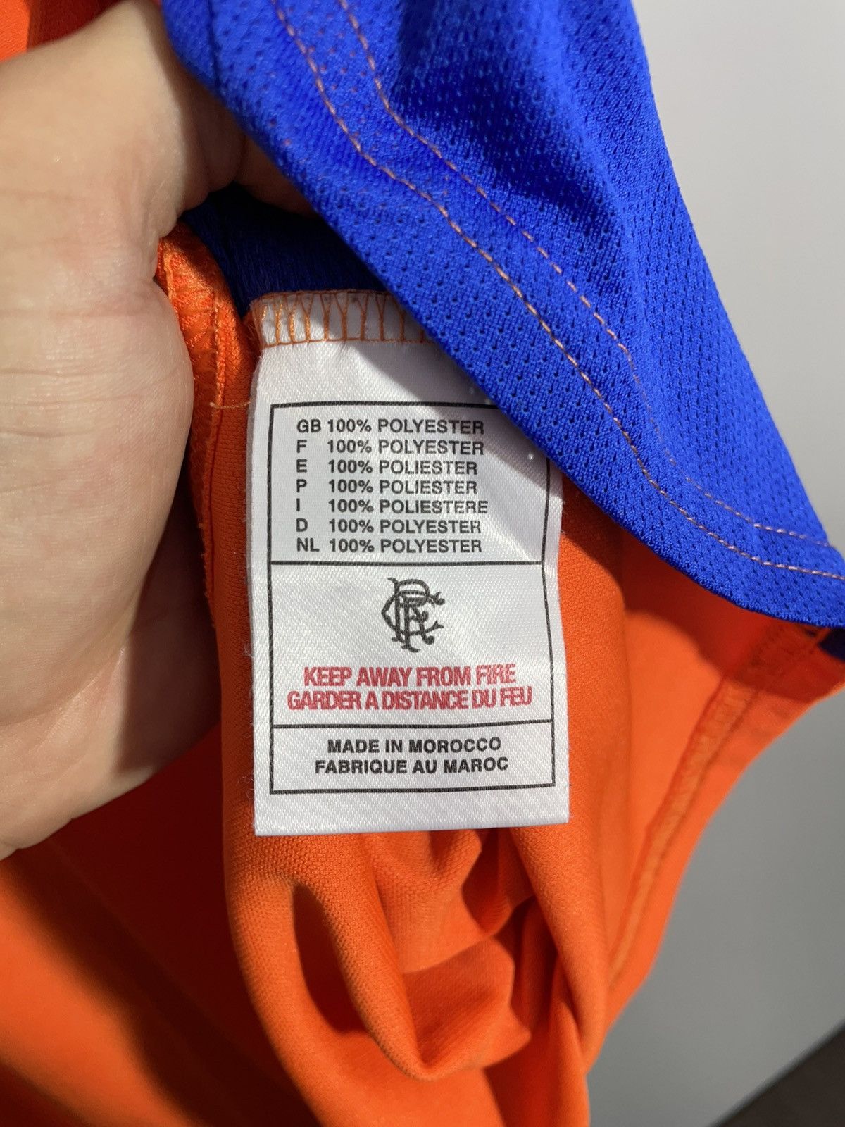 Diadora Vintage Diadora Glasgow Rangers 2002/2003 Mens jersey Size US XXL / EU 58 / 5 - 8 Thumbnail