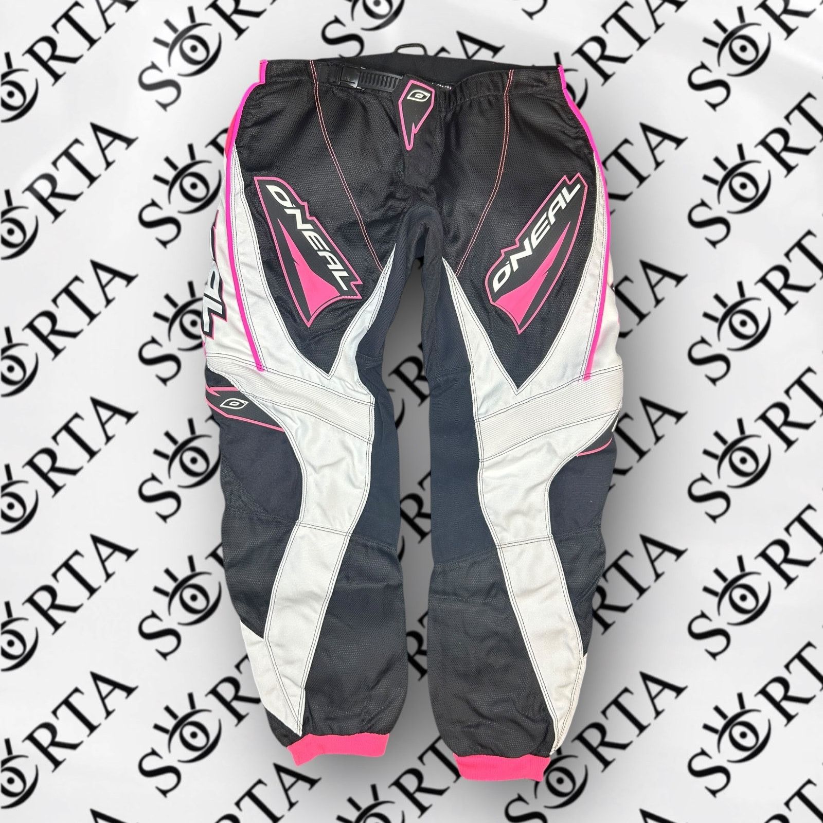 O'Neill VTG Y2K Pink Motocross ATV O'Neal Element Pants Racing Gear Size 32" / US 10 / IT 46 - 1 Thumbnail