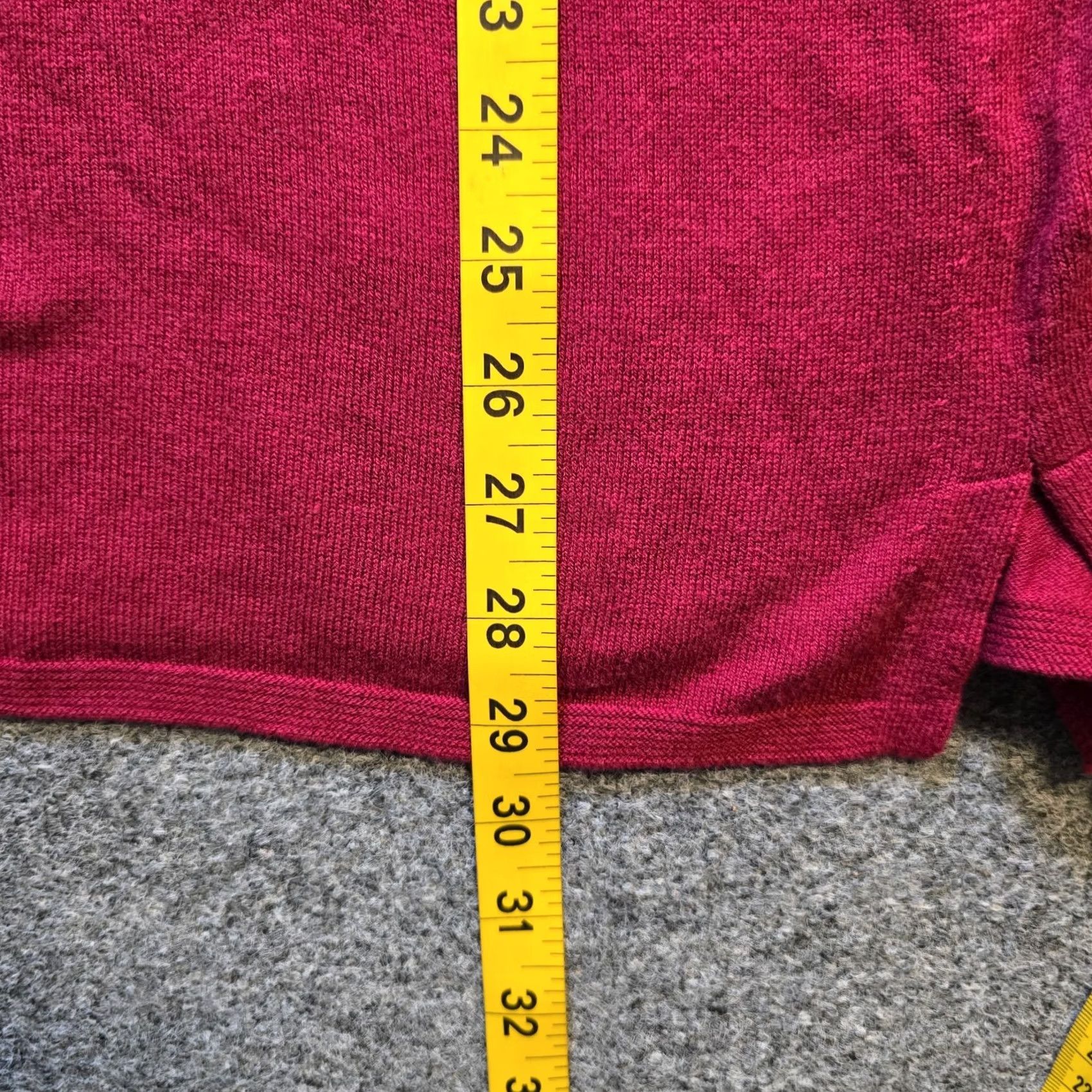 J. Jill J Jill Sweater Womens Large Red Round Neck Knit Tunic Long Sleeve Casual Size L / US 10 / IT 46 - 6 Thumbnail