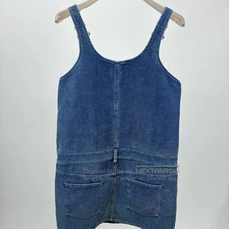Miu Miu Miu Miu Blue Denim Dress for Women . Size M / US 6-8 / IT 42-44 - 2 Thumbnail