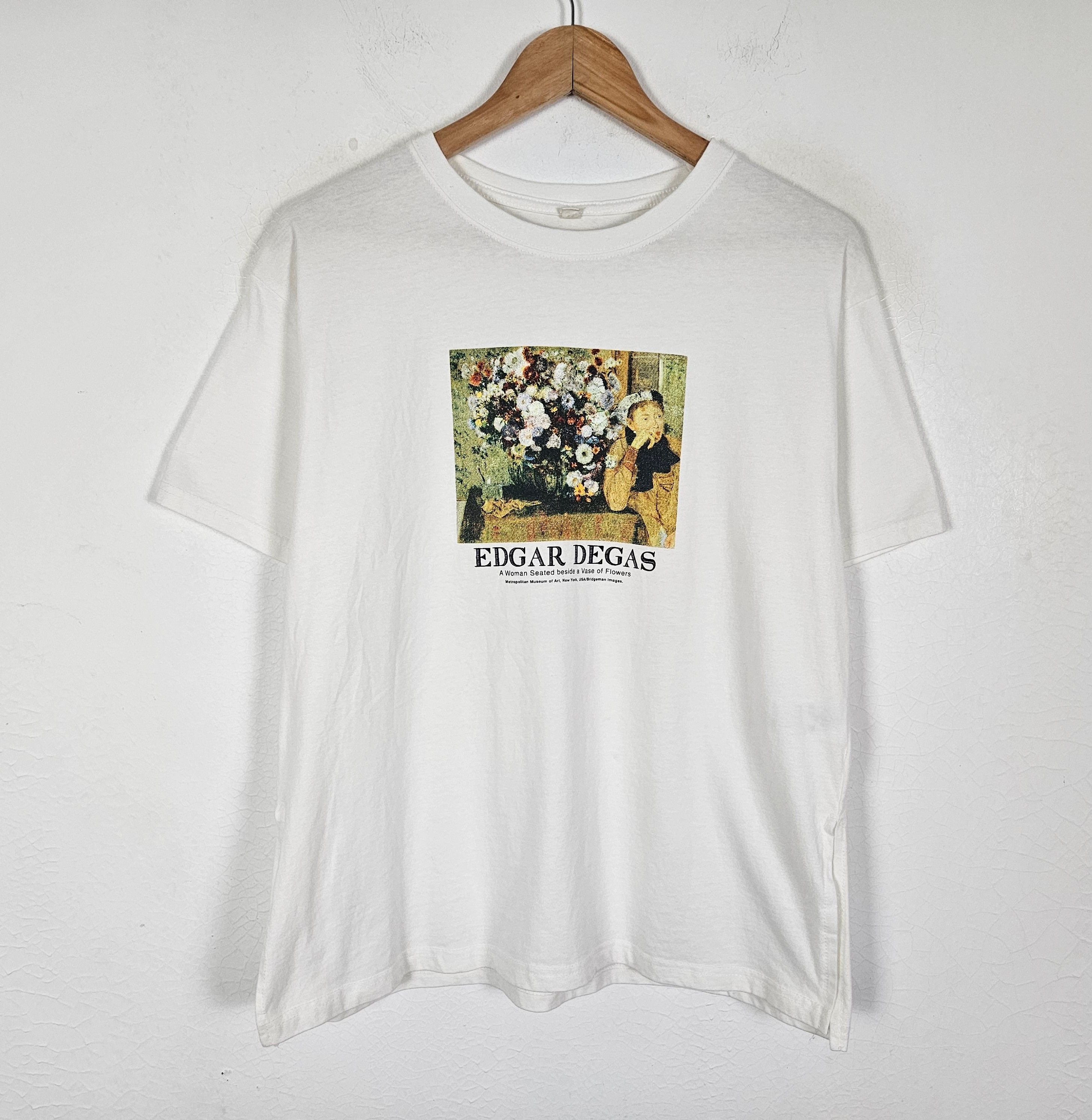 Vintage Vintage Edgar Degas Vase of Flower Art Tee Size US M / EU 48-50 / 2 - 2 Thumbnail