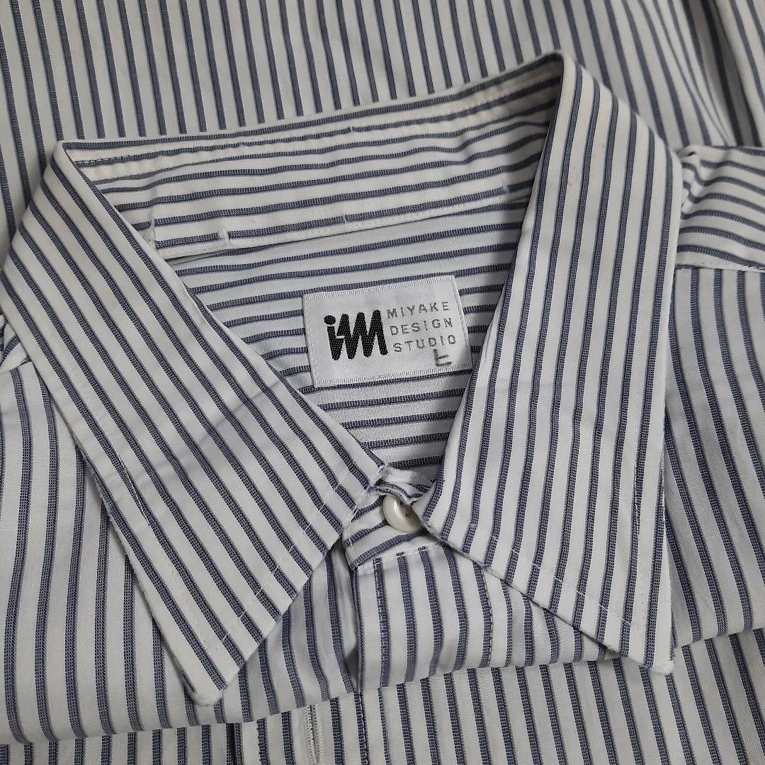 Issey Miyake IM Issey Miyake Striped Shirt Size US L / EU 52-54 / 3 - 3 Thumbnail