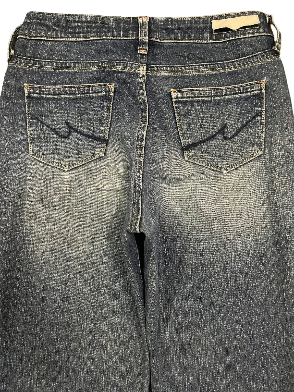 Hysteric Glamour Vintage Japanese Brand Blue Wash Style Flare Jeans Size 26" / US 2 / IT 38 - 4 Thumbnail