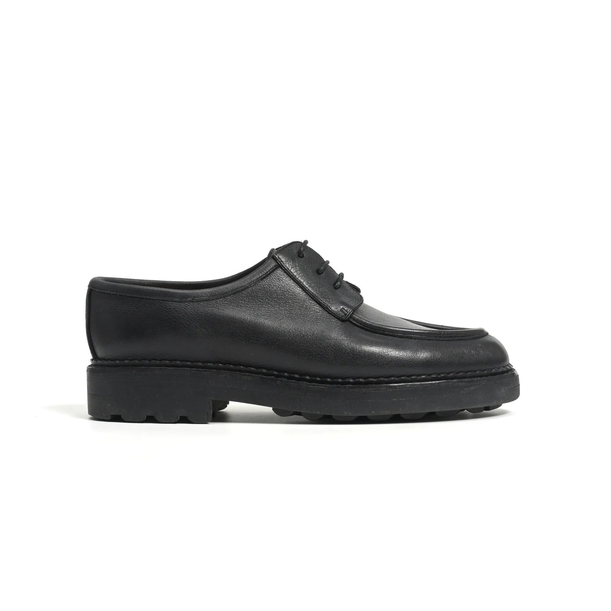 Aubercy AUBERCY black derby (38 EU) Size US 5.5 / IT 35.5 - 1 Thumbnail