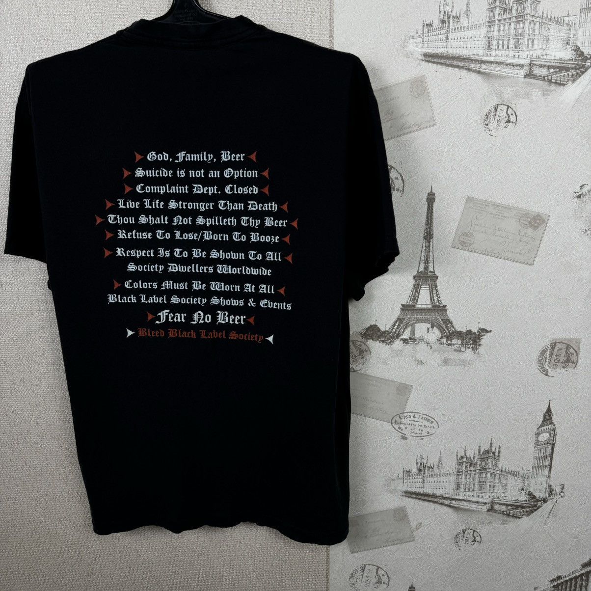 Band Tees × Vintage Vintage Black Label Society T shirt Black L Rock Band Size US L / EU 52-54 / 3 - 15 Thumbnail