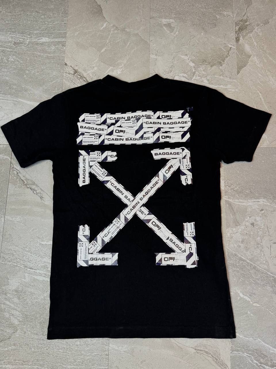 Off-White Off-White Black Graphic T-Shirt Size XXS Fits S Size US XXS / EU 40 - 1 Thumbnail