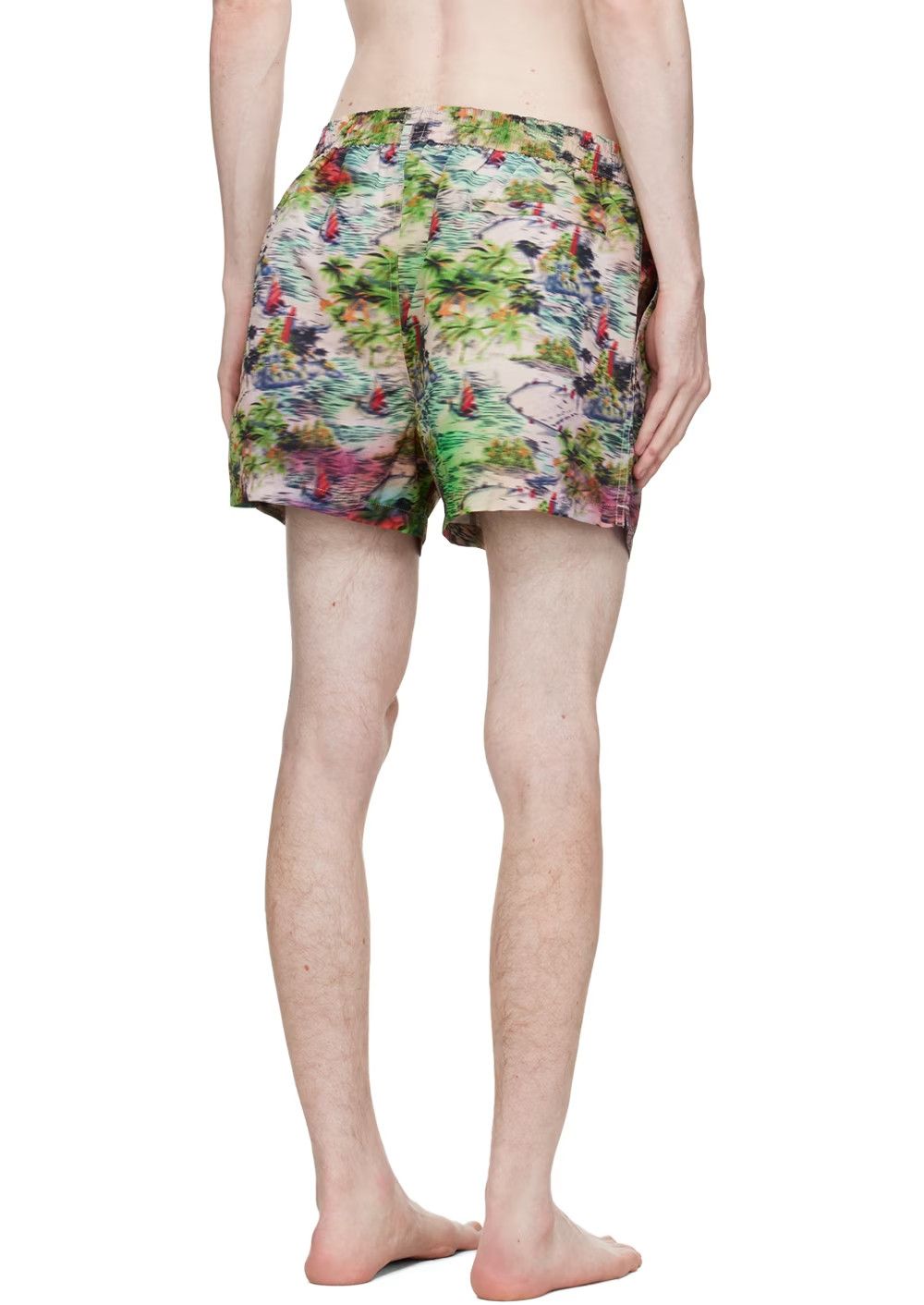 Paul Smith PAUL SMITH Swimwear abstract Hawaii fishing swim shorts XL Size US 36 / EU 52 - 3 Thumbnail