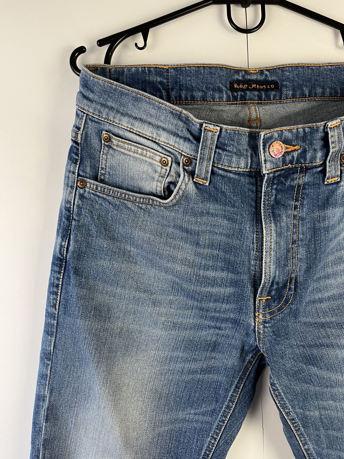 Nudie Jeans Nudie Jeans Men's Cotton Denim Jeans Size 30x32 Size US 30 / EU 46 - 4 Thumbnail