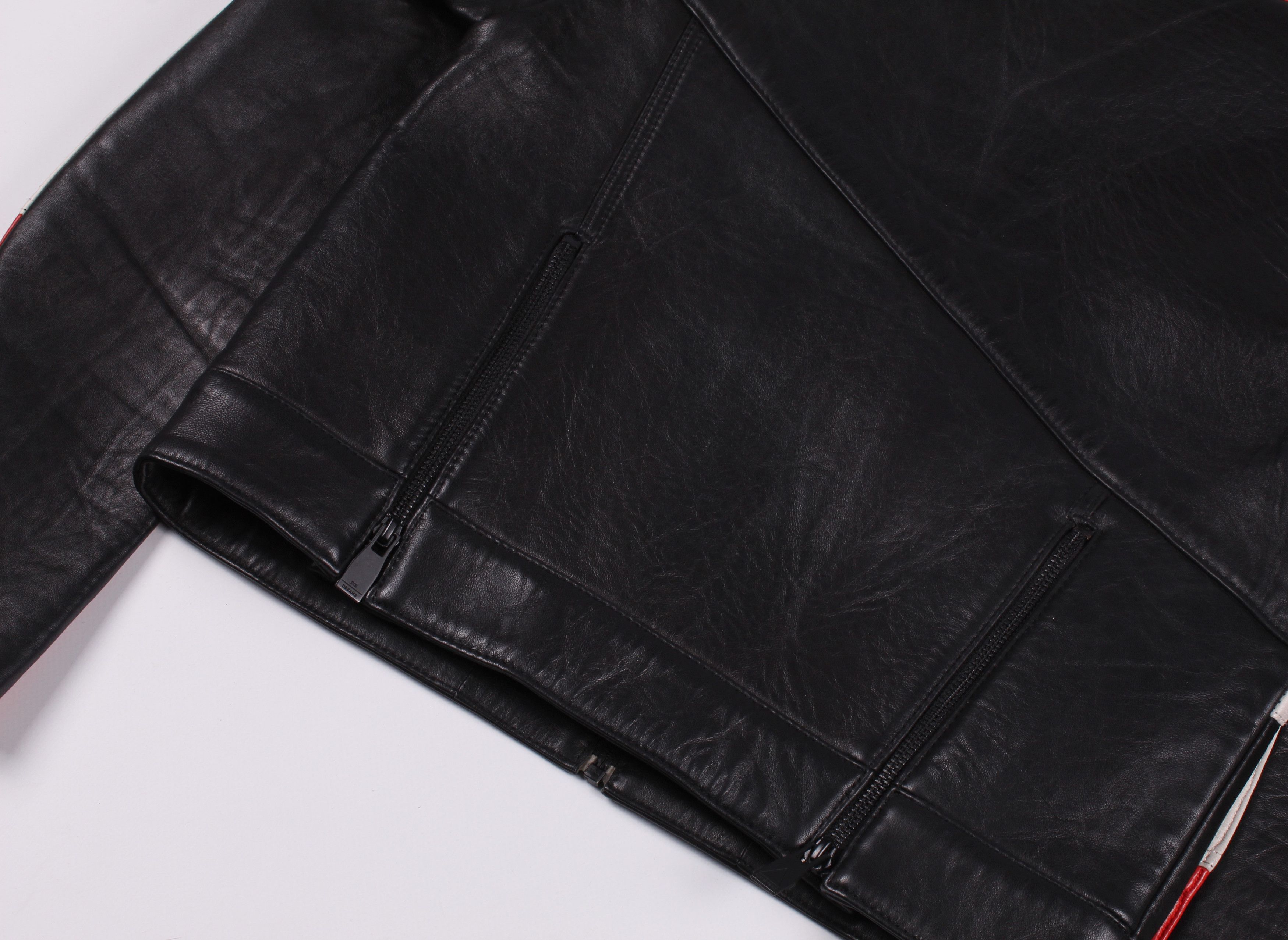 Eleven Paris Eleven Paris Leather Y2K Biker Moto Jacket Size S / US 4 / IT 40 - 9 Thumbnail