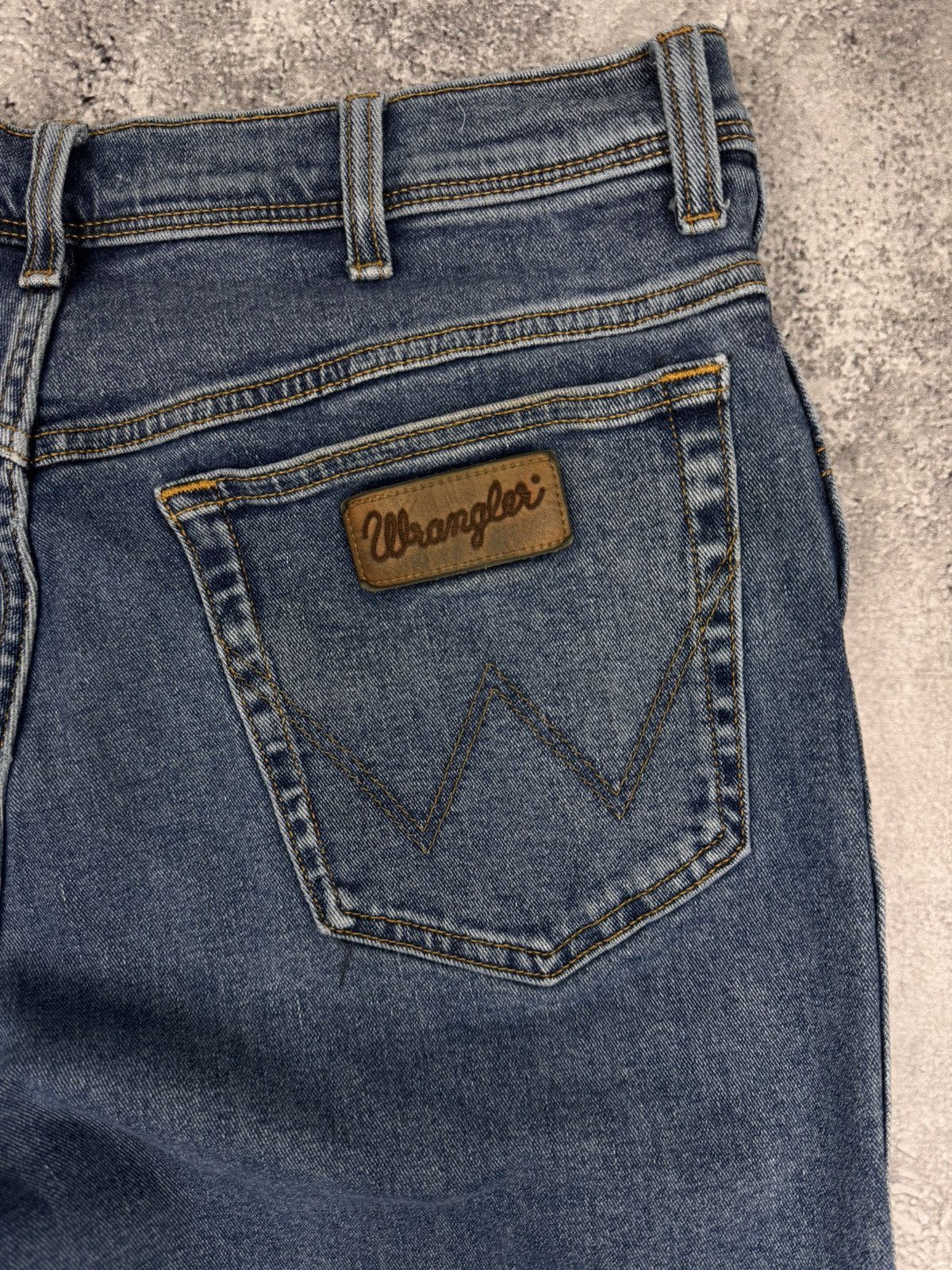 Wrangler Wrangler Texas Men Straight Leg Jeans Blue Denim Size 36 Size US 36 / EU 52 - 3 Thumbnail