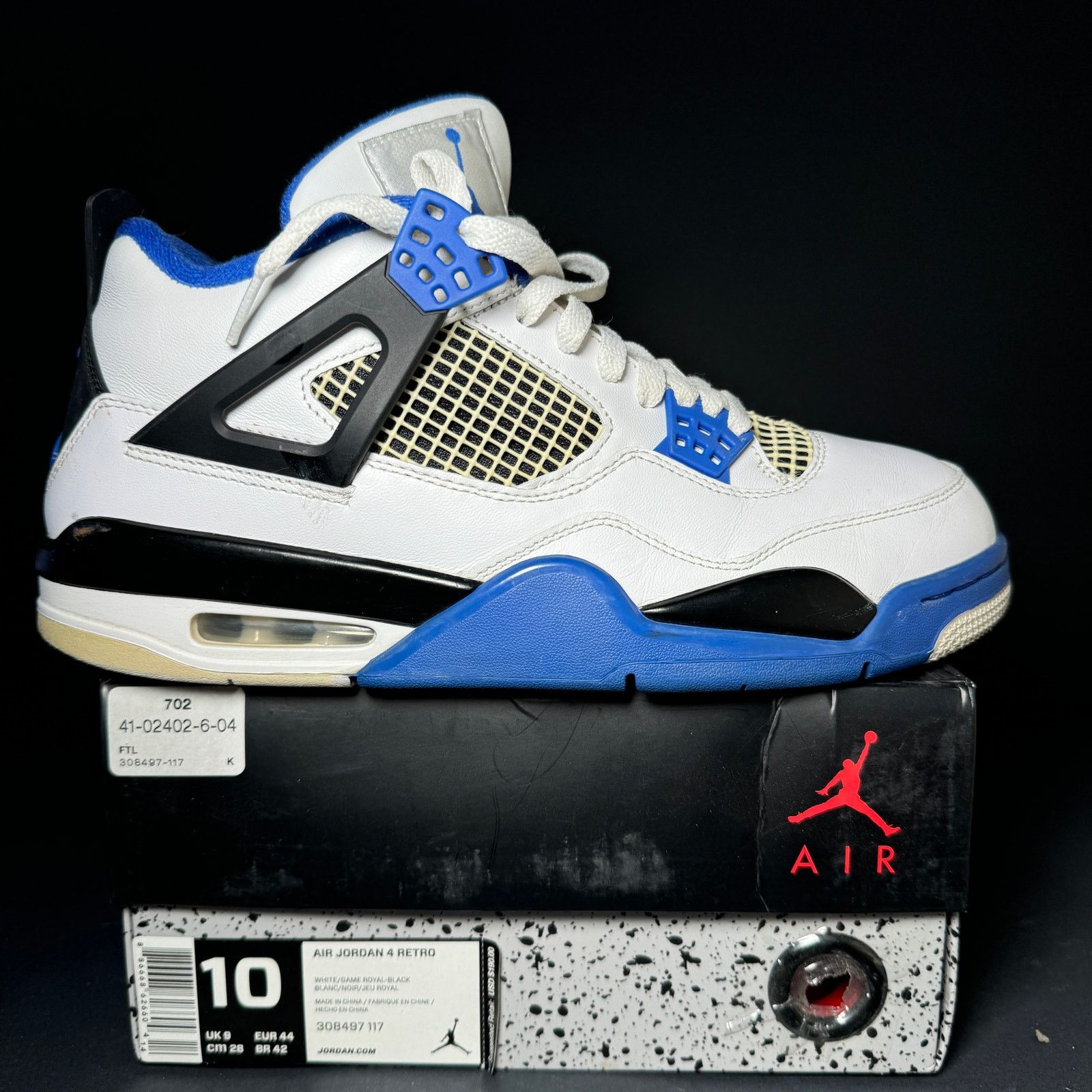 Jordan Brand × Nike Size 10 - Nike Air Jordan 4 Retro Motorsports Men's Shoes Size US 10 / EU 43 - 1 Thumbnail