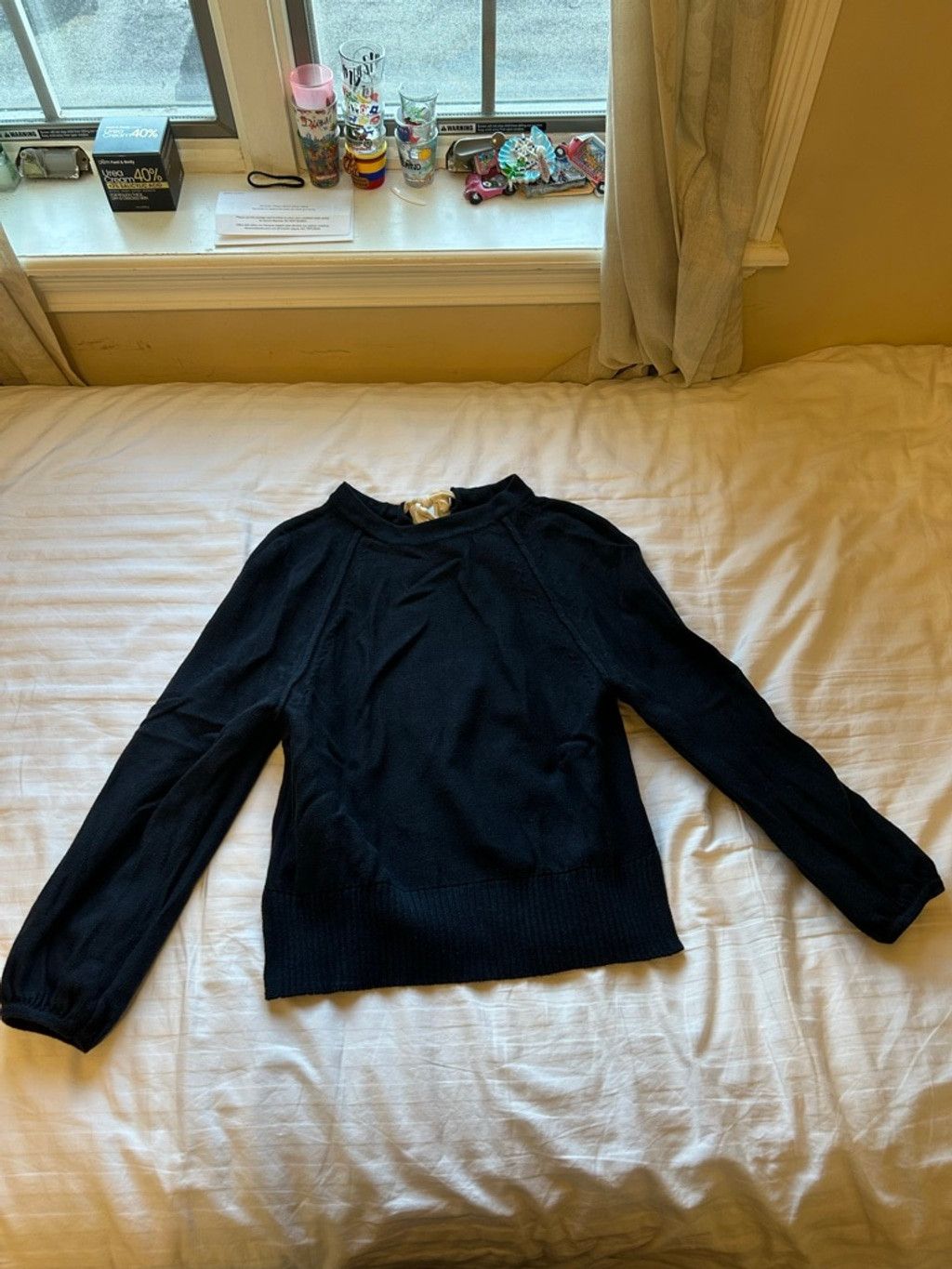 Anthropologie Anthropologie Emily Puff-Sleeved Sweater Size XS / US 0-2 / IT 36-38 - 3 Thumbnail