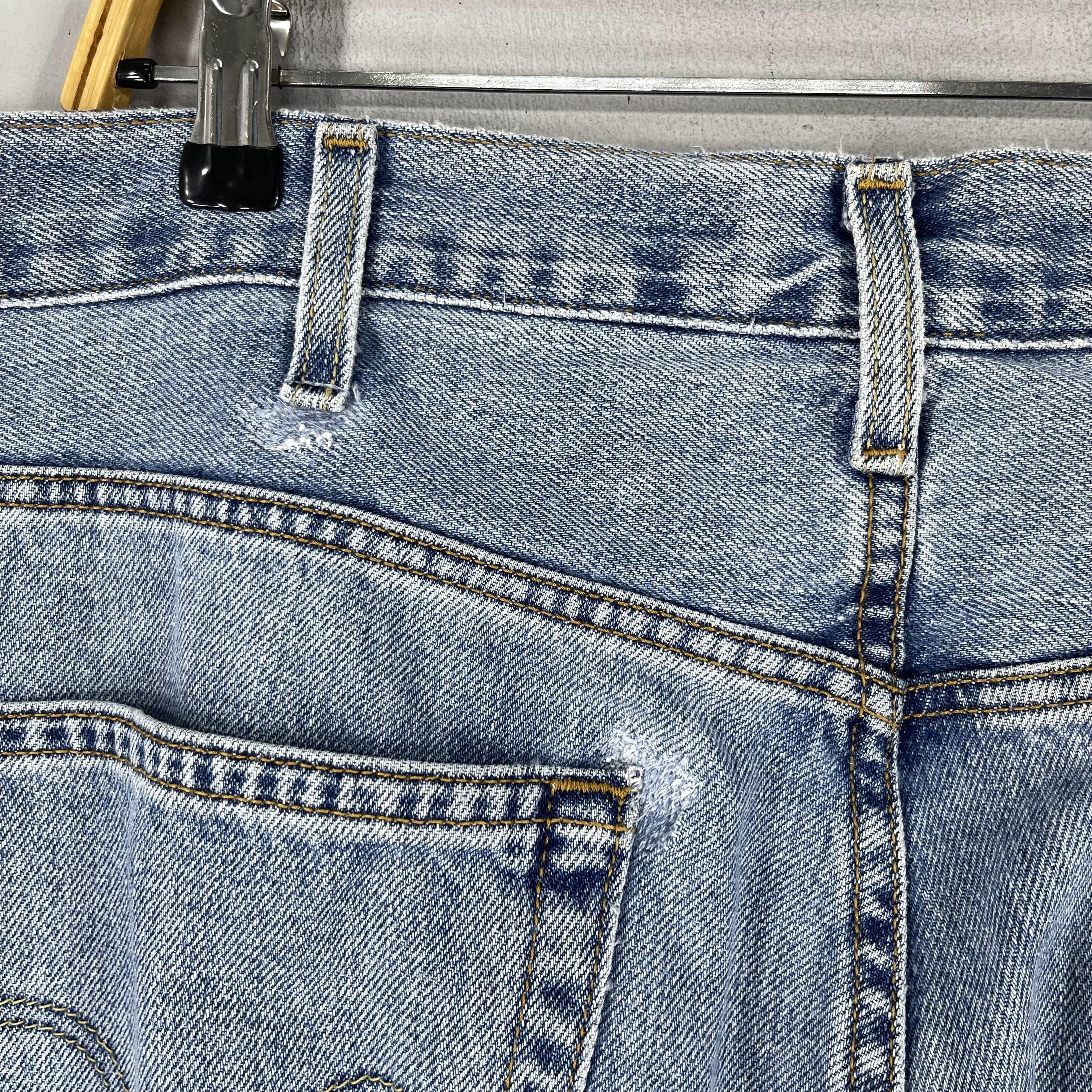Levi's × Vintage W38 L31 Vintage Levis 550 Distressed Reinforced Jeans Size US 38 / EU 54 - 10 Thumbnail