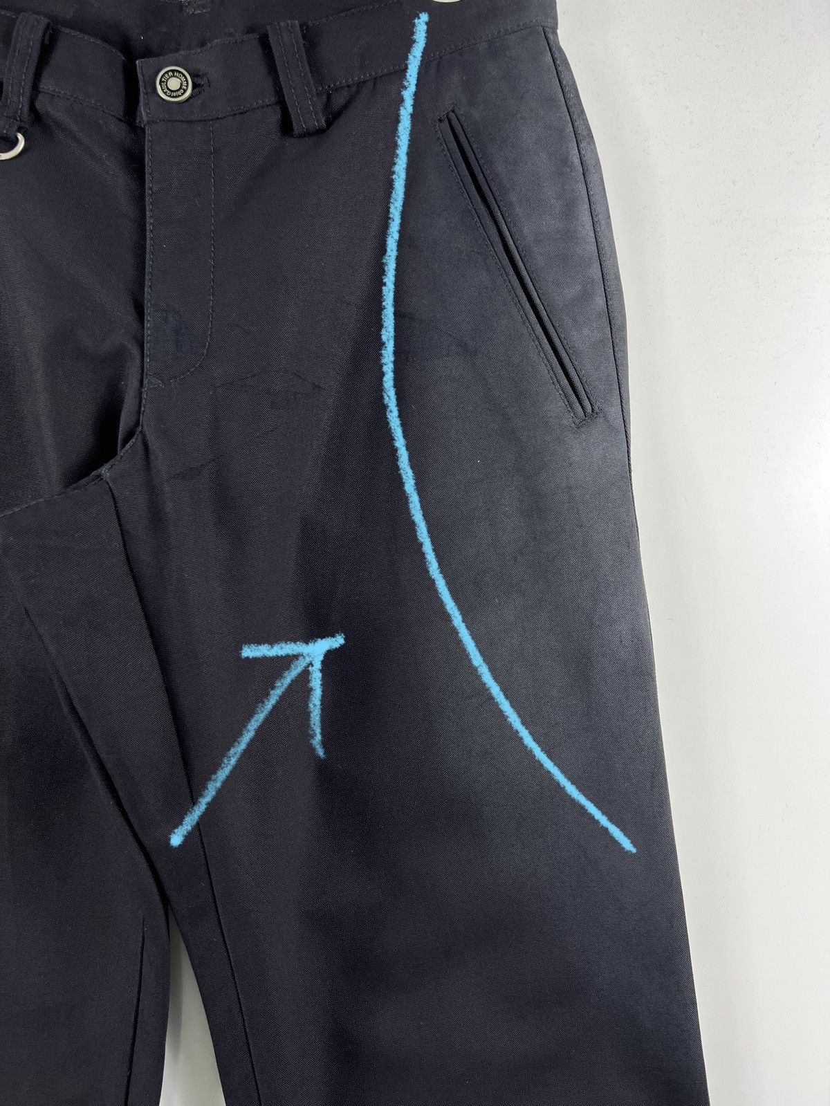 Gaultier Homme Objet 🔥 Splatter Paint GAULTIER HOMME OBJET WIDE PANTS Size US 30 / EU 46 - 4 Thumbnail