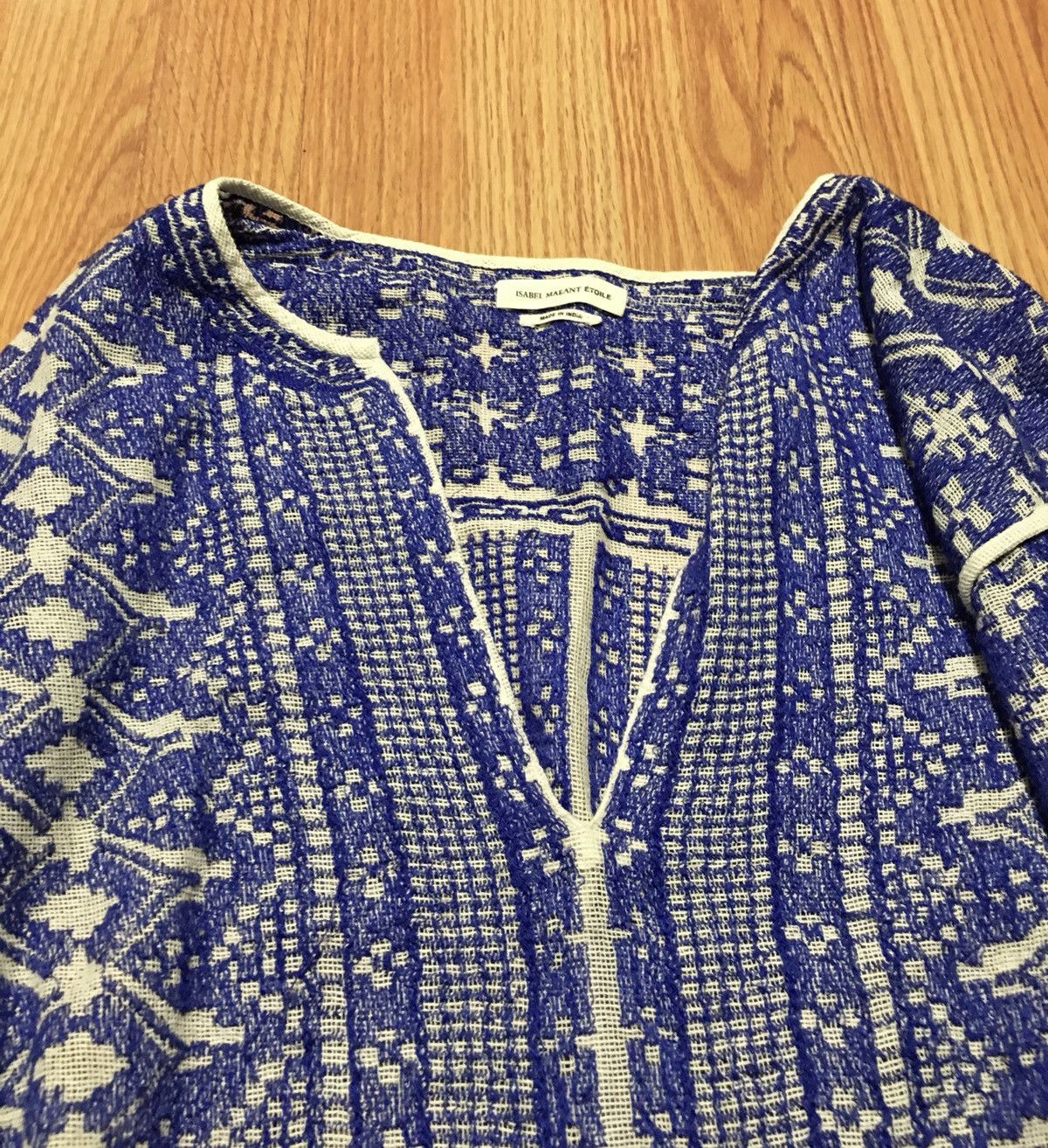 Isabel Marant × Isabel Marant Etoile Isabel Marant Etoile Blue Knit Womens Tunic Tricot Size L Size L / US 10 / IT 46 - 8 Thumbnail