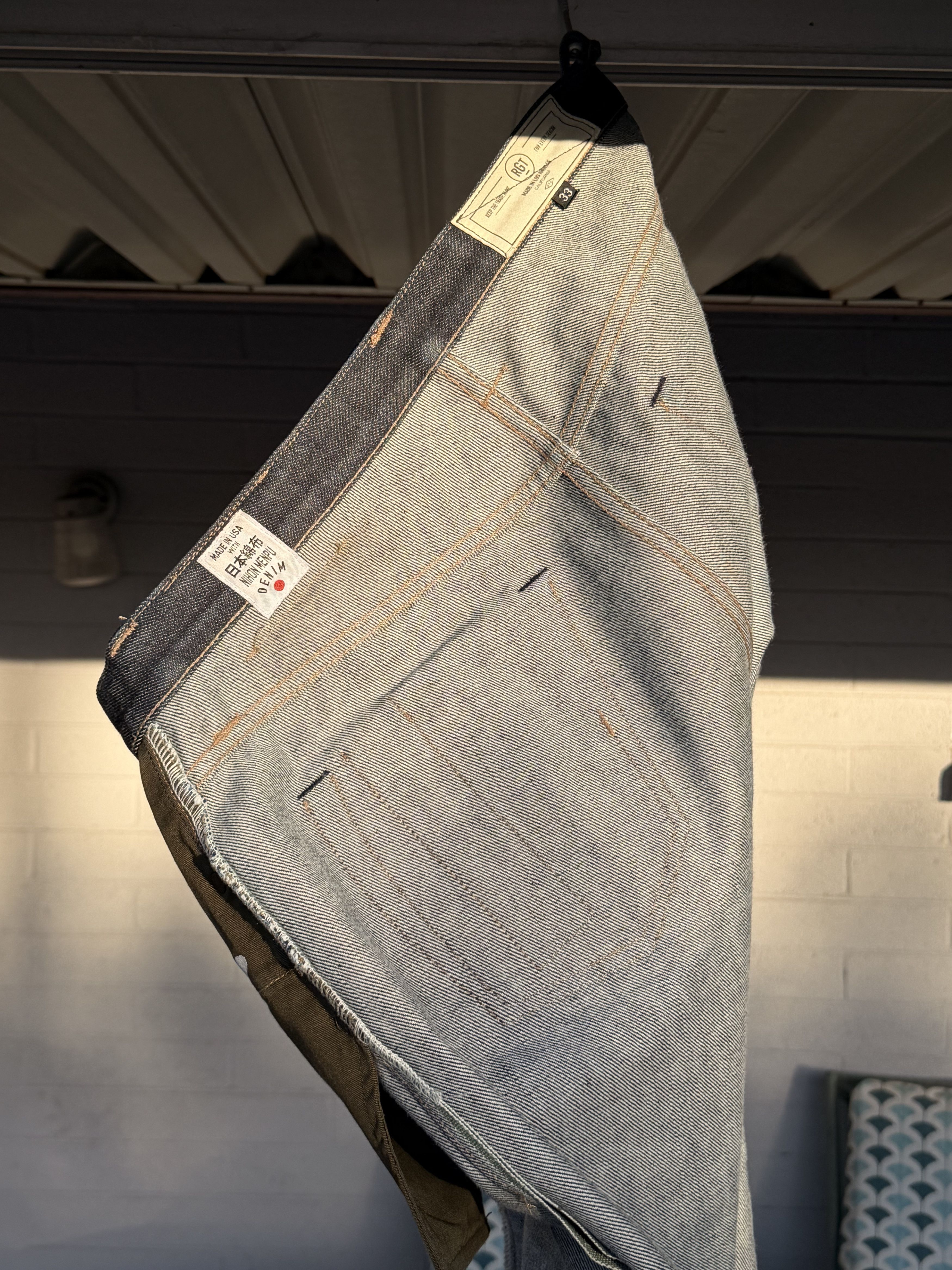 Rogue Territory Rogue Territory x Cultizm Green Monster Selvedge Denim Jeans Size US 33 - 5 Thumbnail