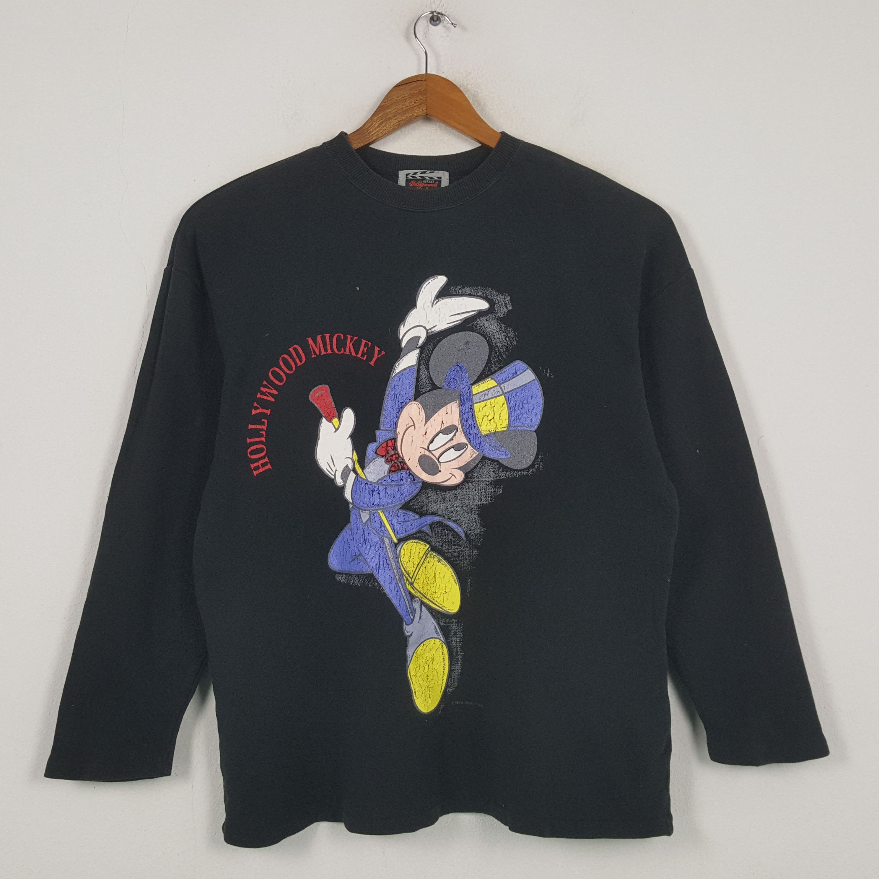 Cartoon Network × Disney × Vintage Vintage HOLLYWOOD MICKEY American Cartoon Sweatshirt C291N33 Size US M / EU 48-50 / 2 - 1 Thumbnail