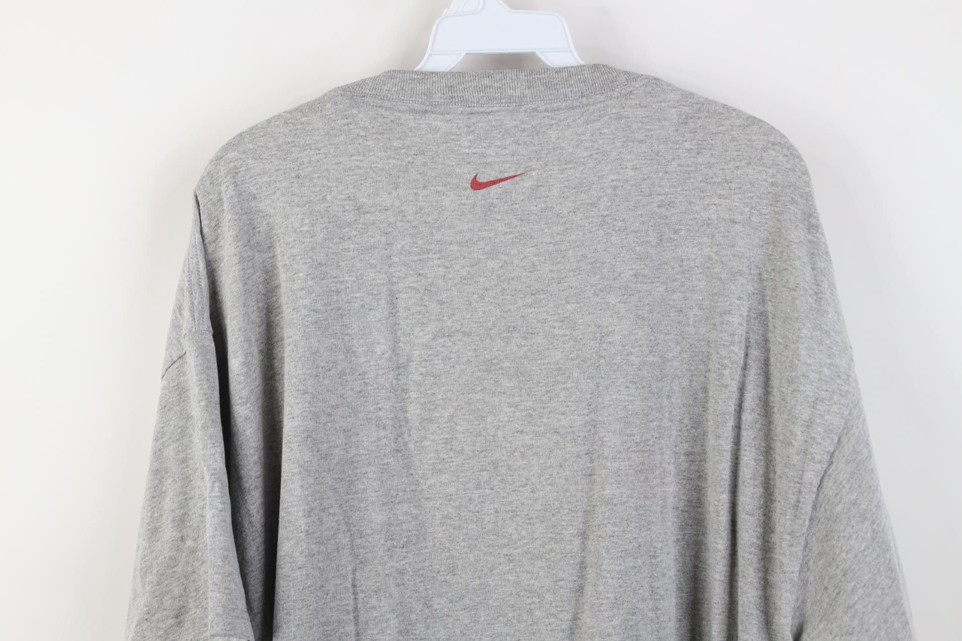 Nike Vintage Nike Travis Scott Center Swoosh T-Shirt Heather Gray Size US XL / EU 56 / 4 - 15 Thumbnail