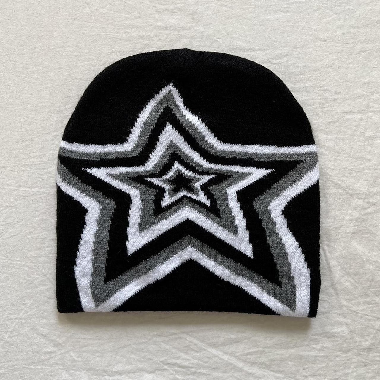 Other y2k style grunge punk black and grey star design Size ONE SIZE - 1 Thumbnail