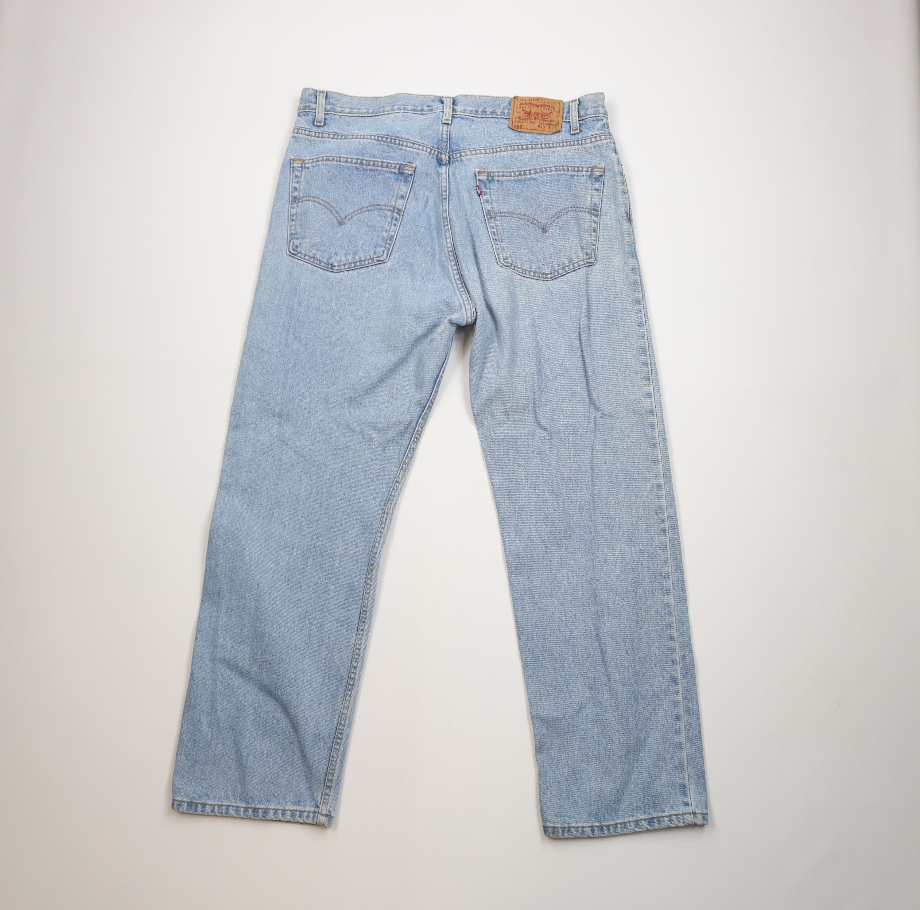 Levi's Vintage 90s Levis 505 Regular Straight Leg Denim Jeans Size US 40 / EU 56 - 11 Thumbnail
