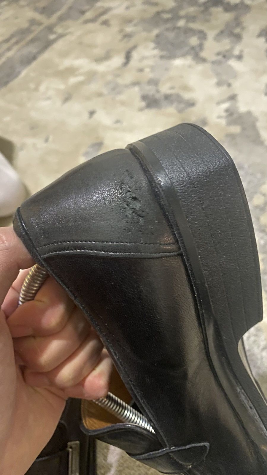 Other Vintage Gianni Versace Leather Shoes Margom Made in Italy Size US 8 / EU 41 - 4 Thumbnail