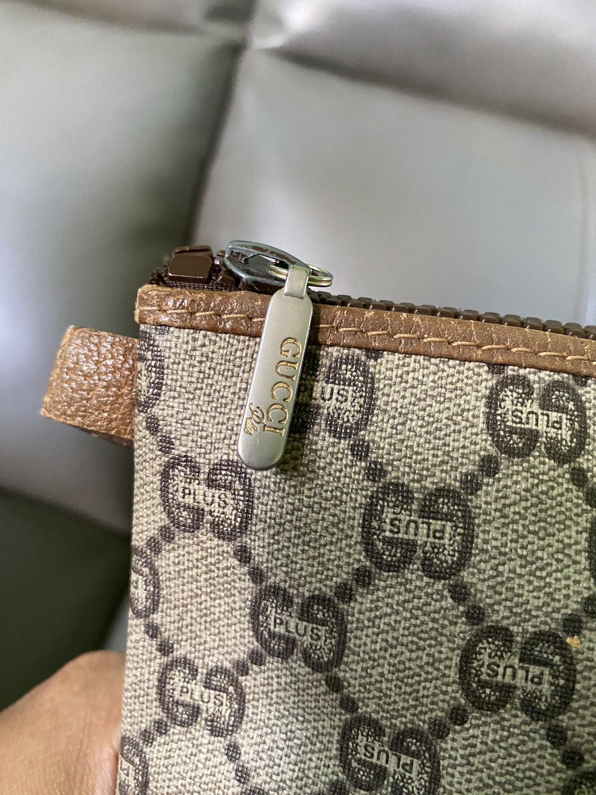 Gucci × Vintage GUCCI Plus Monogram Clutch Bag Size ONE SIZE - 5 Thumbnail