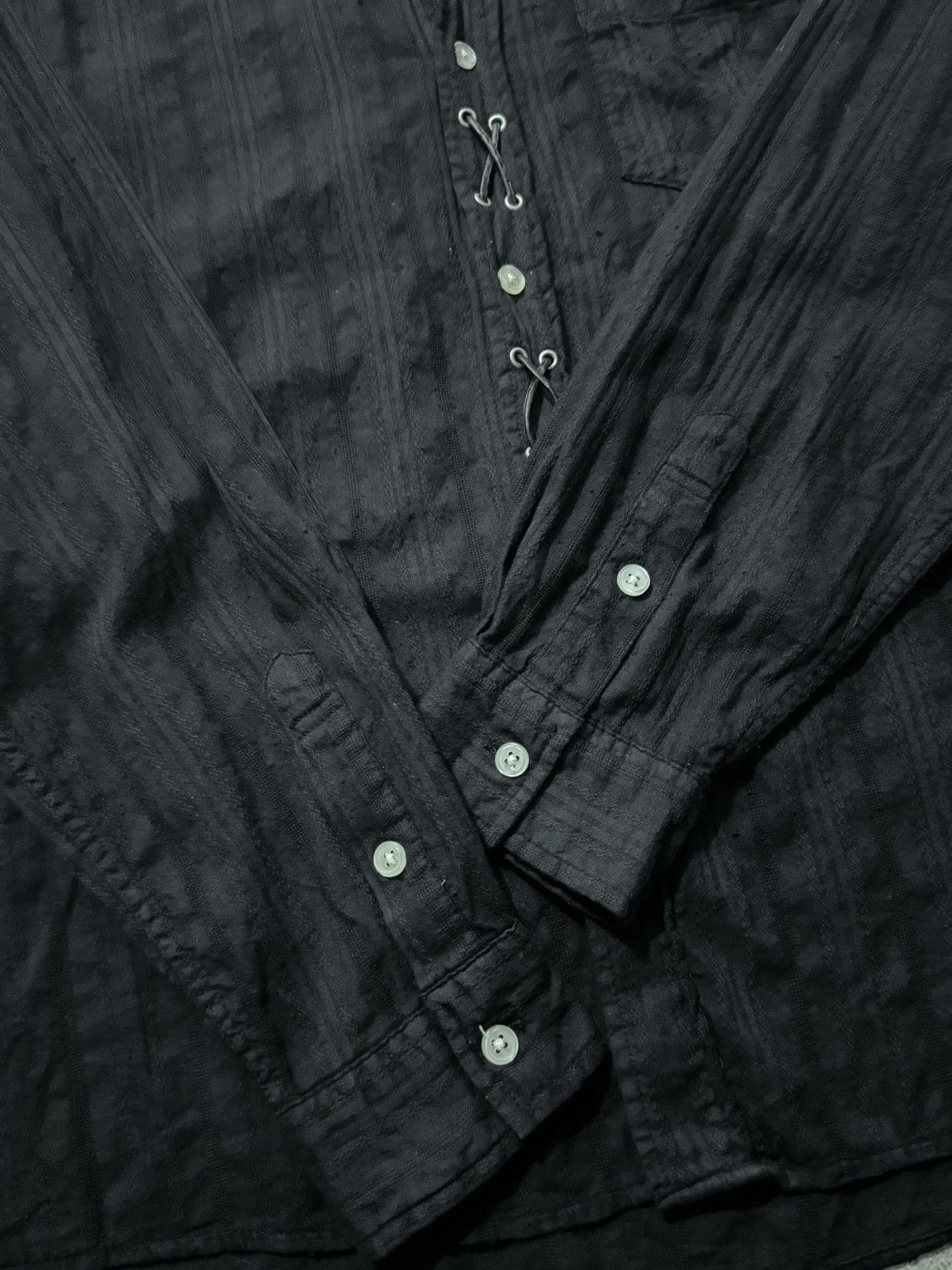 Hysteric Glamour Anfui jeans laced gothic grunge shirt Size US M / EU 48-50 / 2 - 7 Thumbnail