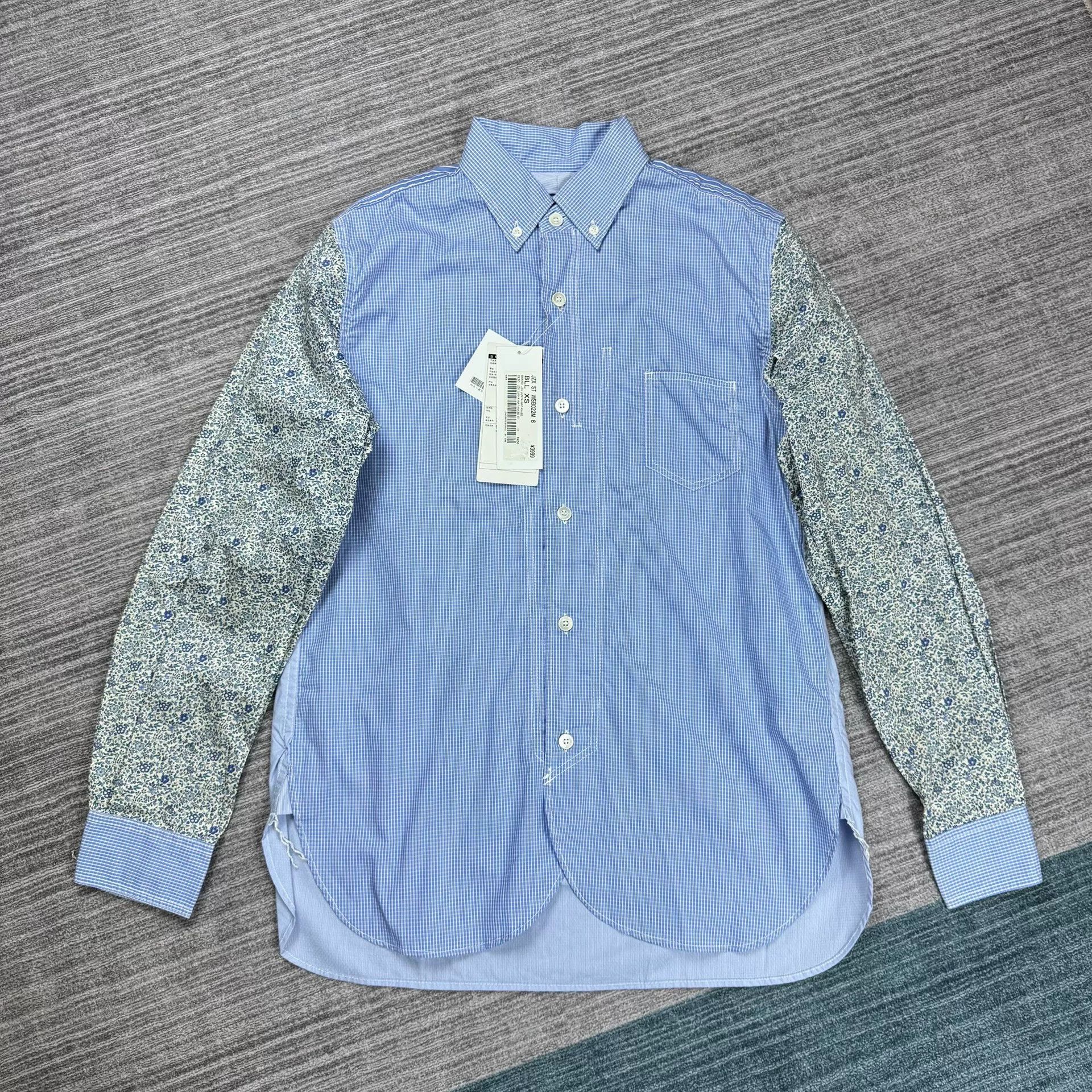 Junya Watanabe Junya Watanabe Floral Long Sleeve Shirt Size US XS / EU 42 / 0 - 1 Thumbnail
