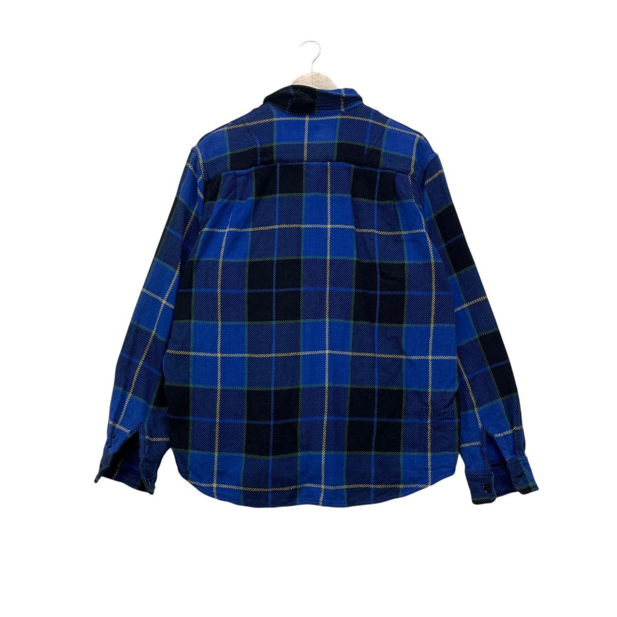 FiveBrother 💥Vintage Five Brother Checked Flannel Single Pocket Jacket Size US M / EU 48-50 / 2 - 2 Thumbnail