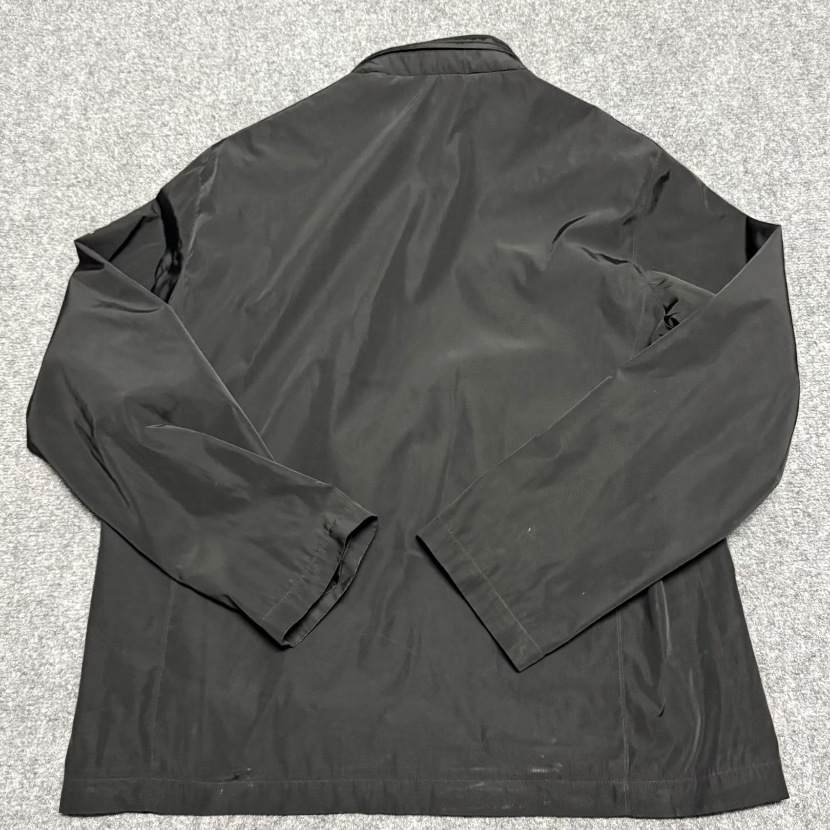 Tumi VINTAGE Tumi Jacket Mens Large Black T Tech Packable Hooded Softshell Windbreaker Travel Size US L / EU 52-54 / 3 - 5 Thumbnail