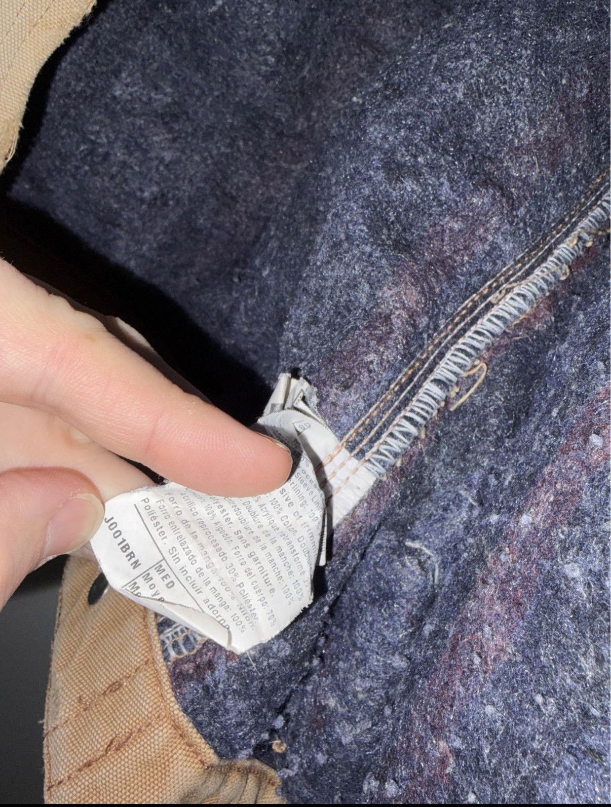 Carhartt Vtg Carhartt Detroit J001BRN Distressed Mens Jacket Med Tall Size US M / EU 48-50 / 2 - 8 Thumbnail