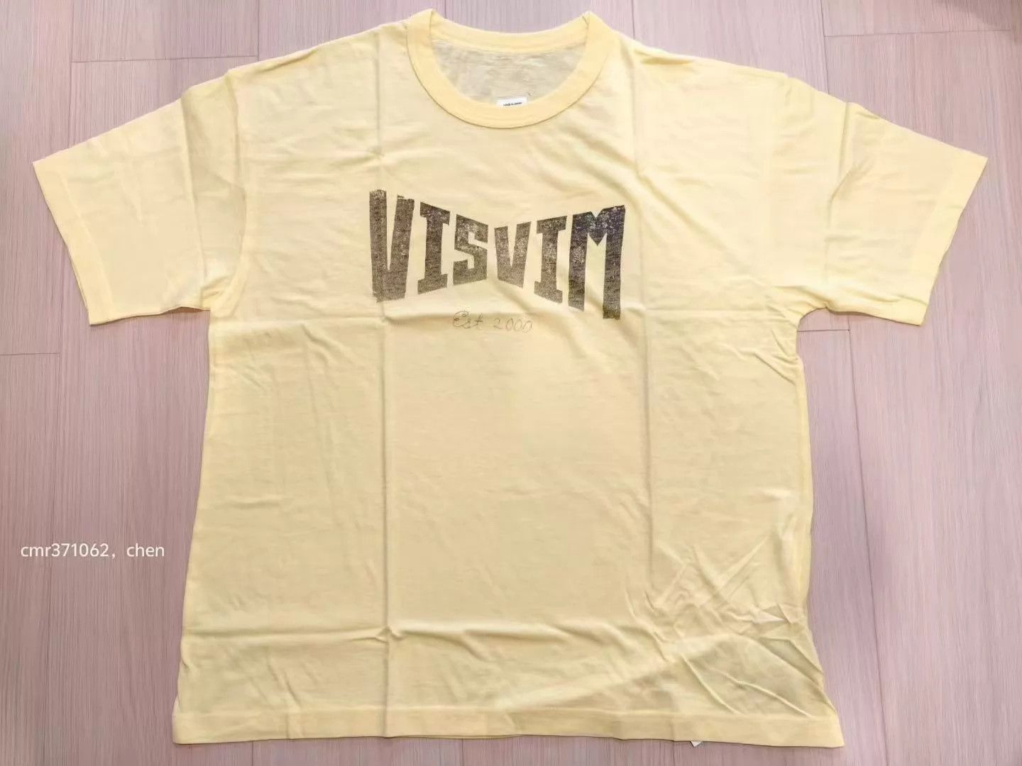 Visvim visvim 24ss heritage tee yellow/white/lt green 2,3,4 1-wash Size US M / EU 48-50 / 2 - 1 Thumbnail
